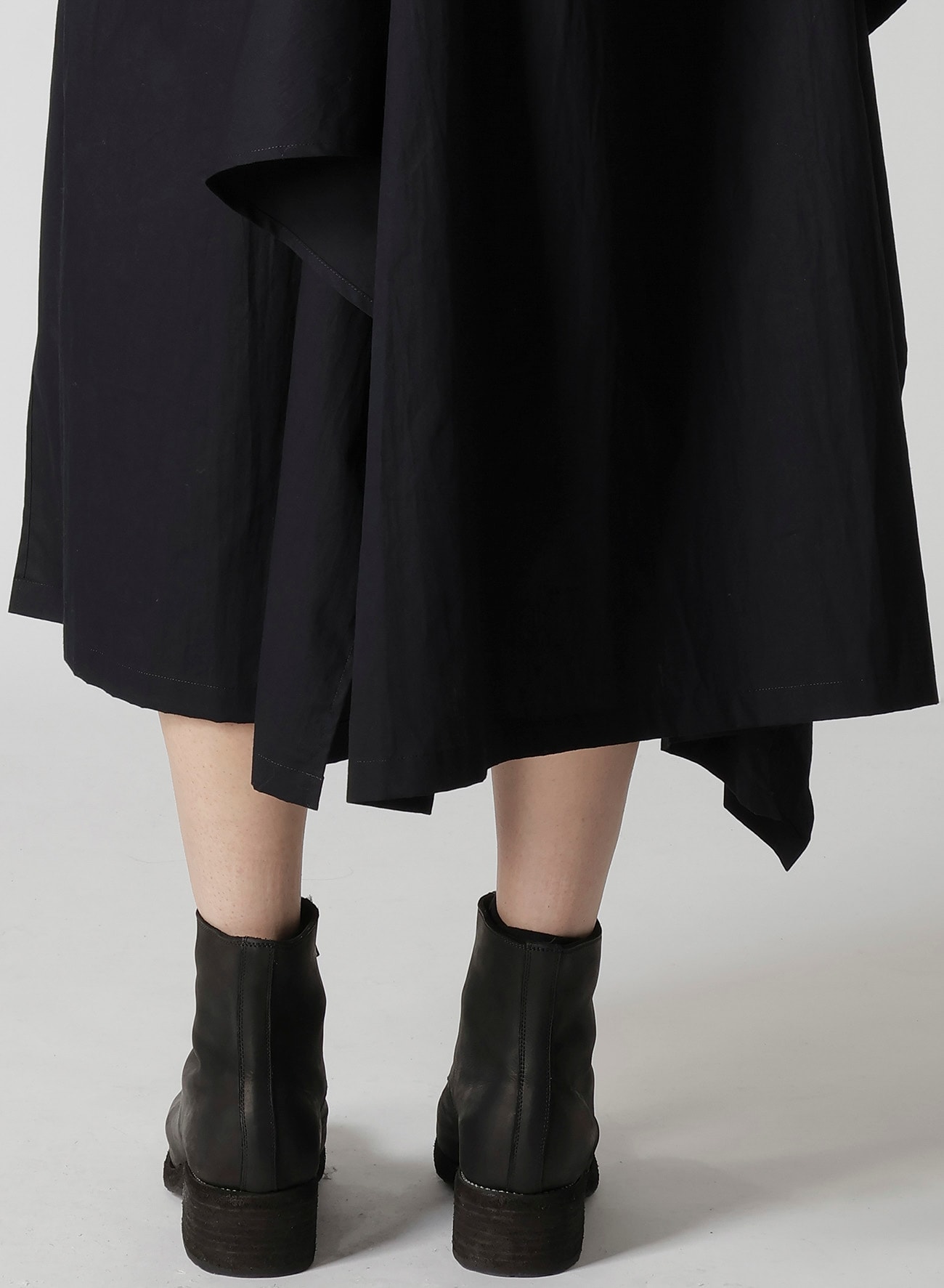 COTTON BROAD DRAPED SHIRT DRESS