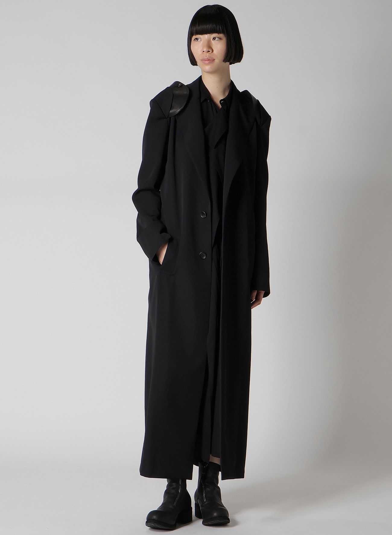 CELLULOSE LAWN PINTUCK SHIRT DRESS