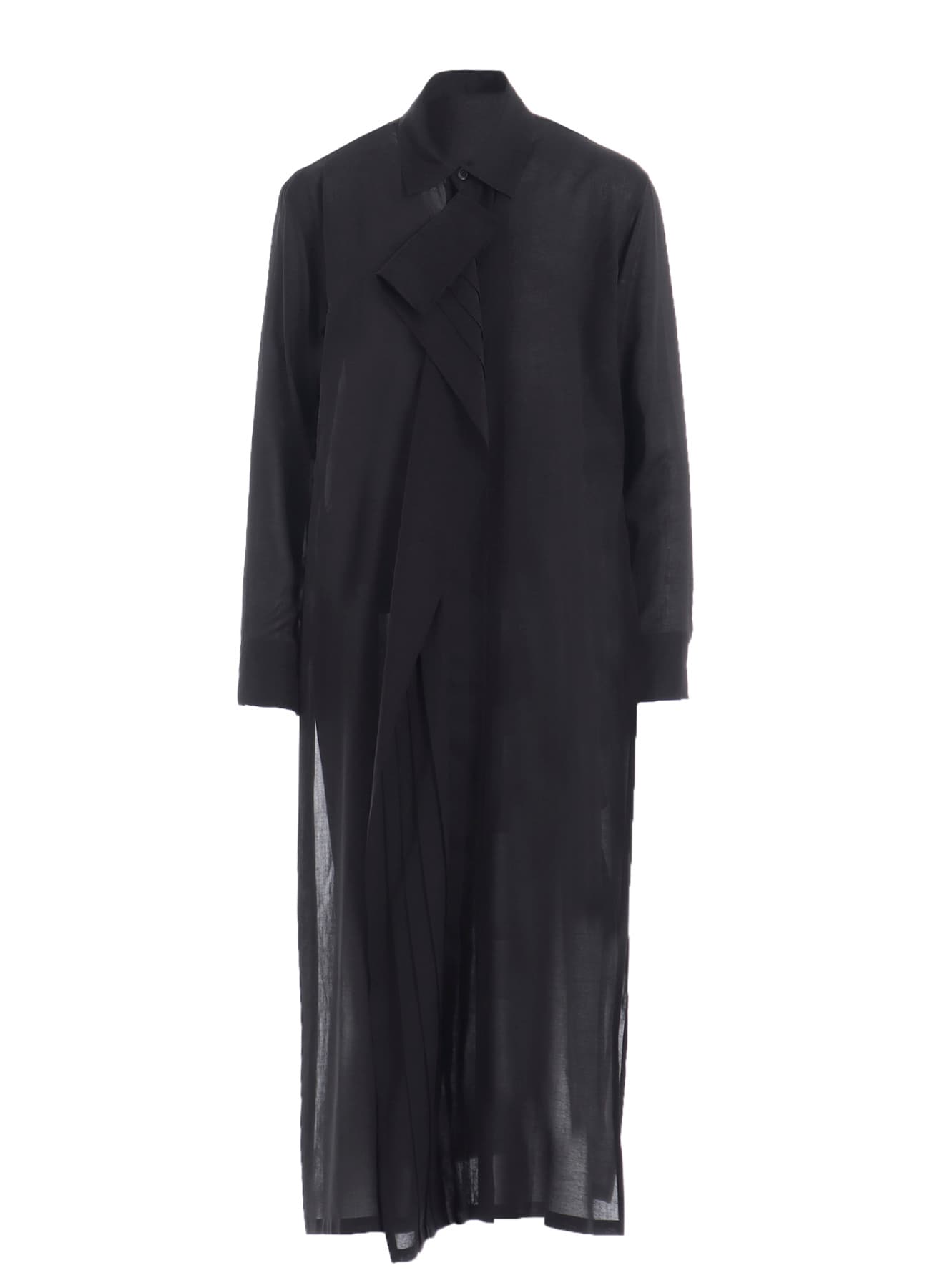 CELLULOSE LAWN PINTUCK SHIRT DRESS