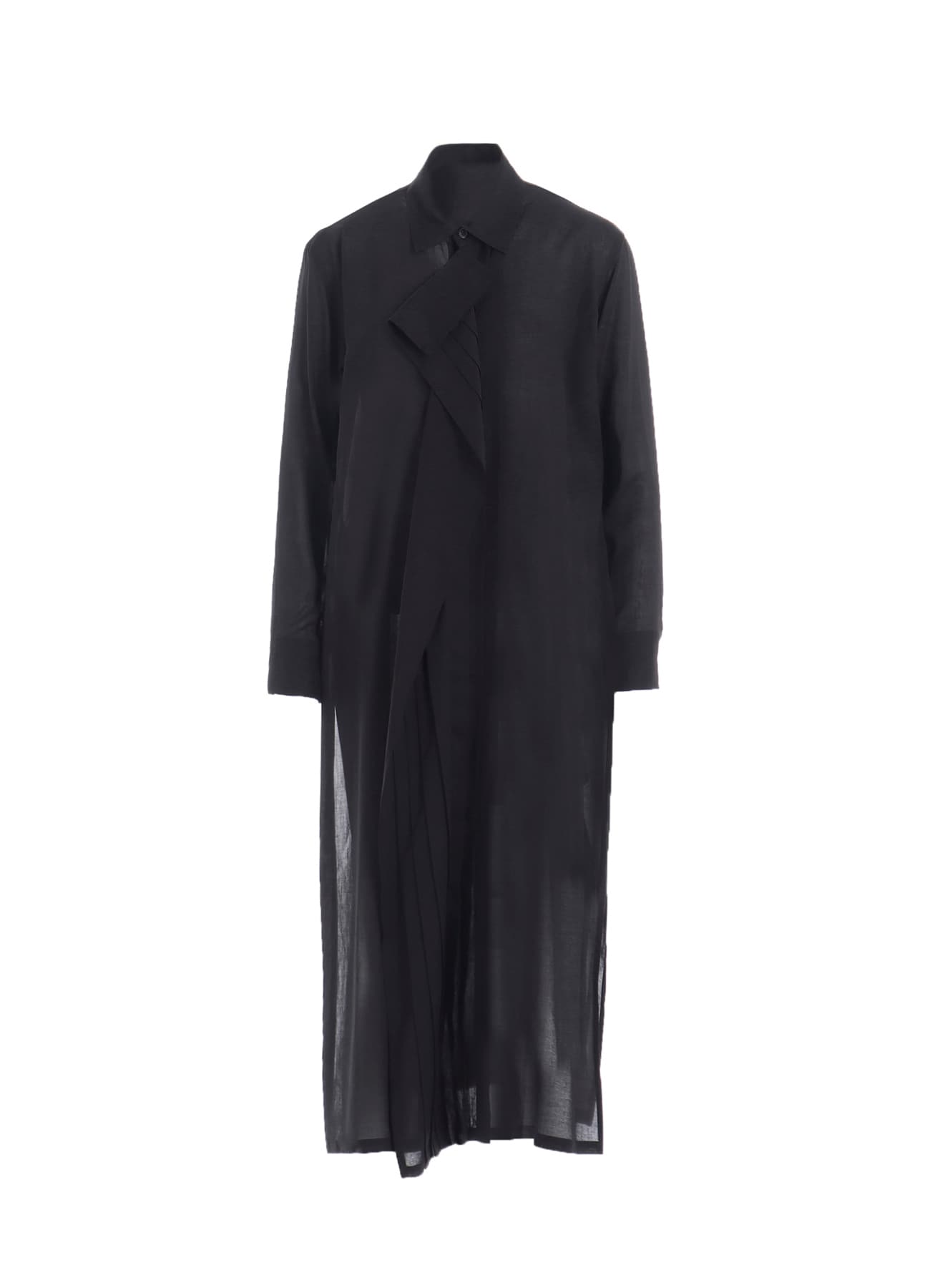 CELLULOSE LAWN PINTUCK SHIRT DRESS