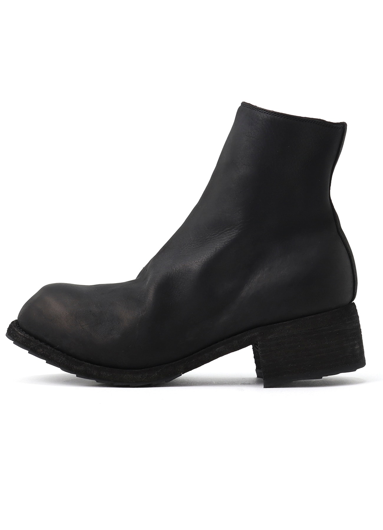 GRAINED CALFSKIN INSIDE ZIP BOOTS