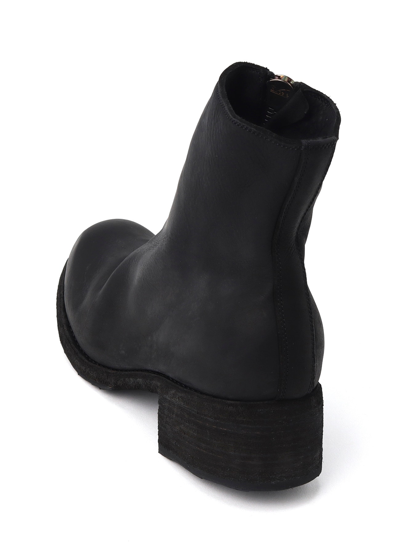 GRAINED CALFSKIN INSIDE ZIP BOOTS