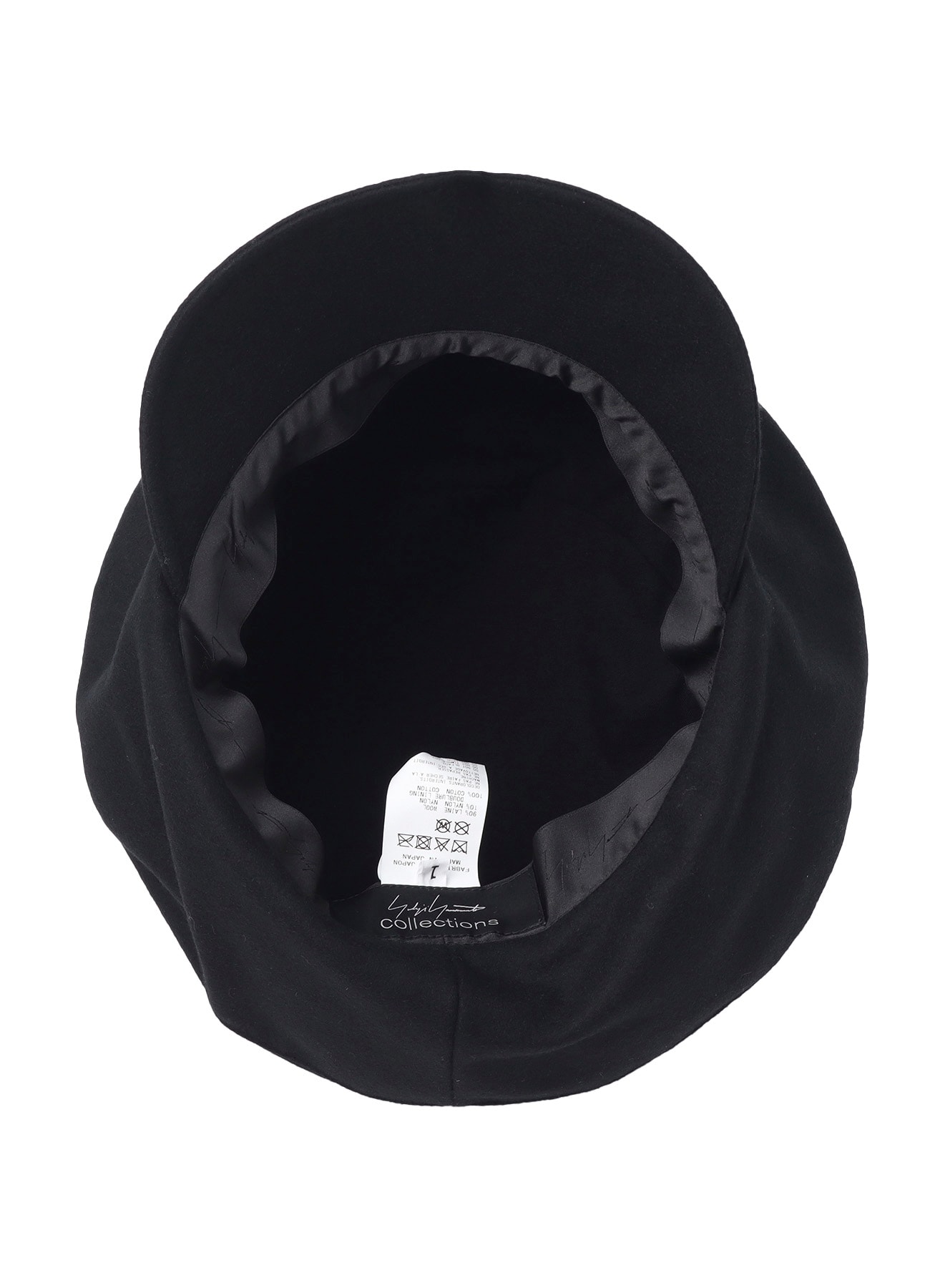 WOOL FLANNEL TOP CROWN CASQUETTE