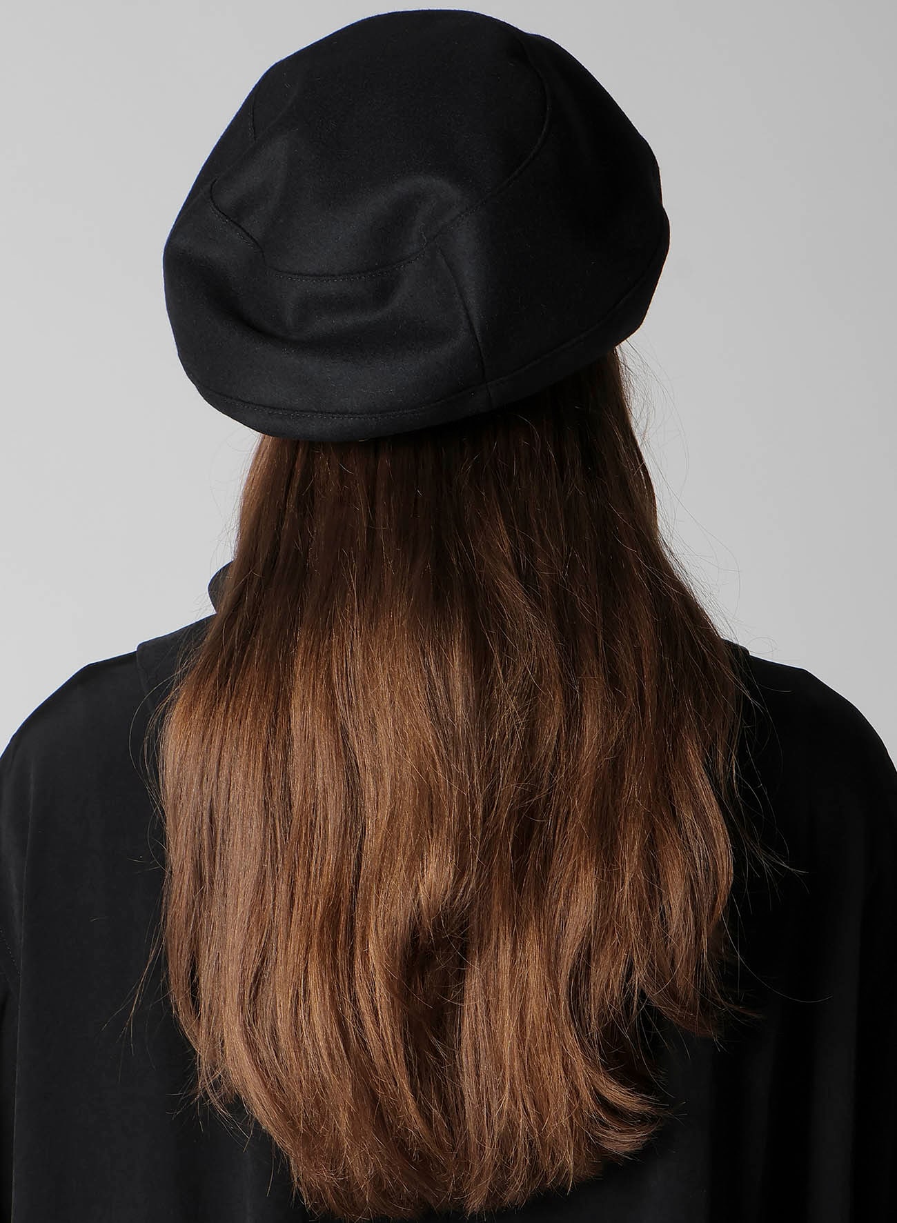 WOOL FLANNEL TOP CROWN CASQUETTE