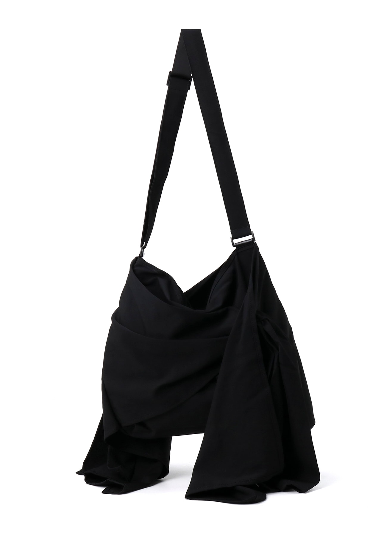 W/GABARDINE CROSS DRAPED SHOLDER BAG