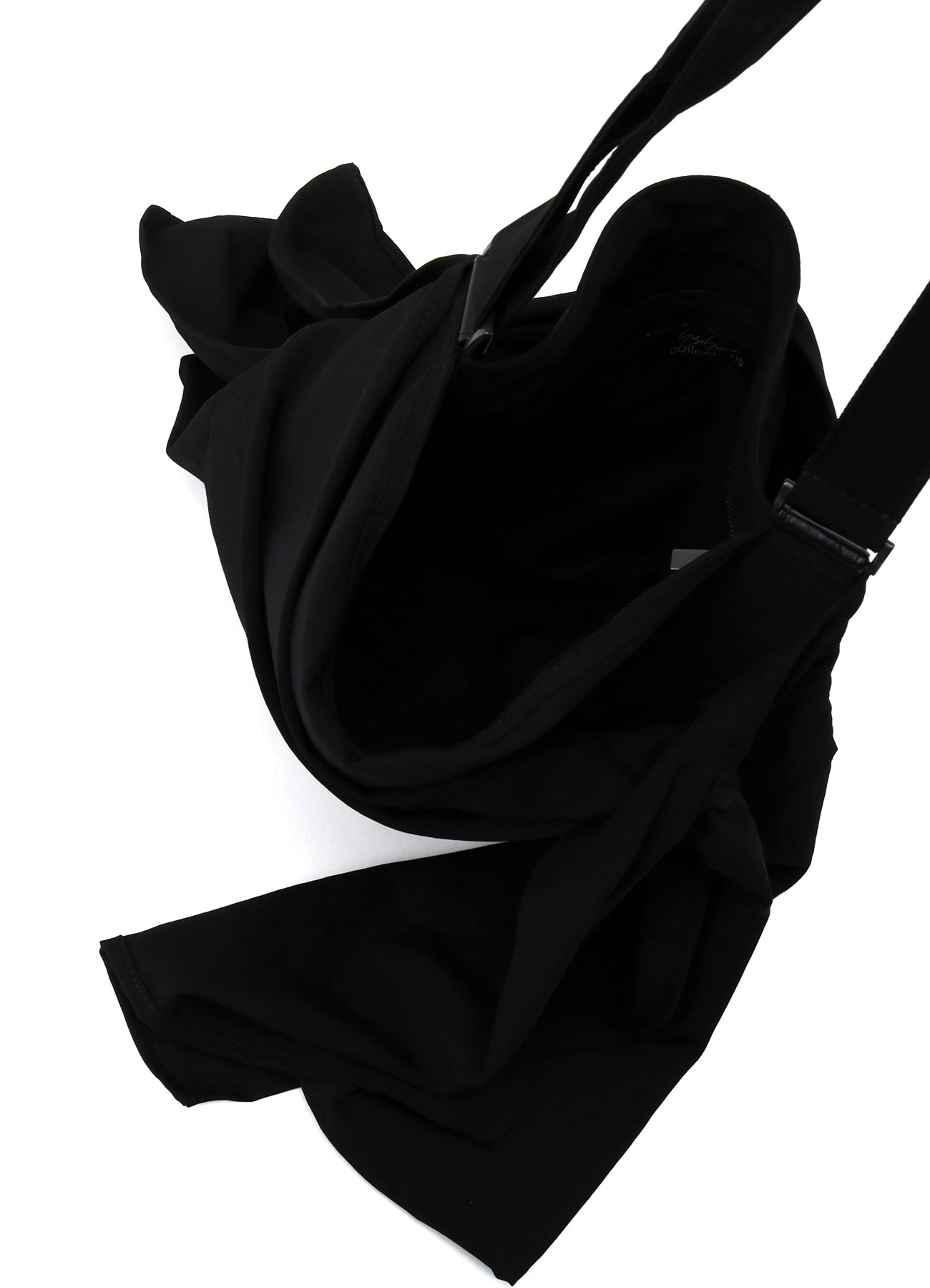 W/GABARDINE CROSS DRAPED SHOLDER BAG
