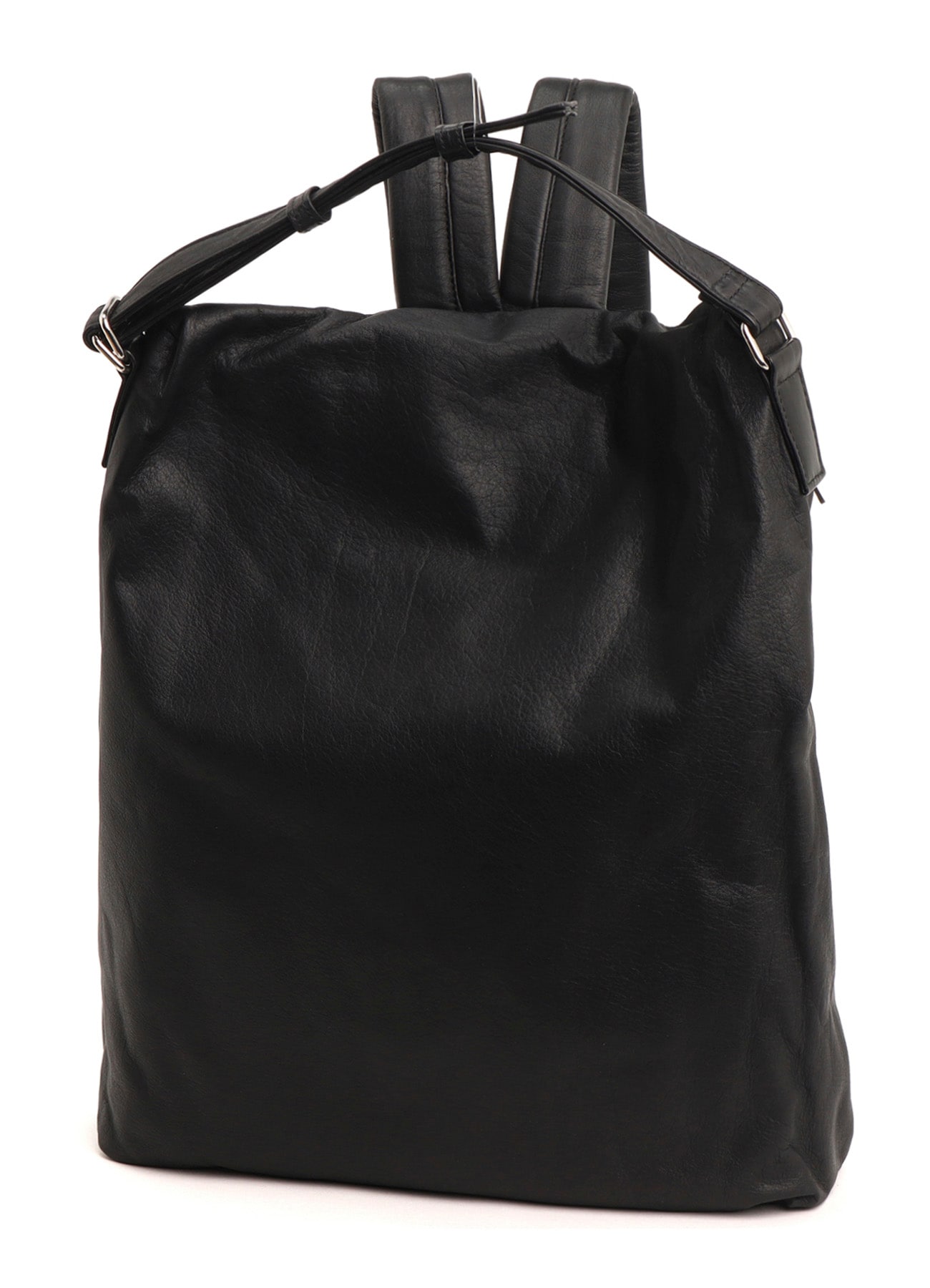 GARMENT LEATHER SQUARE BACKPACK