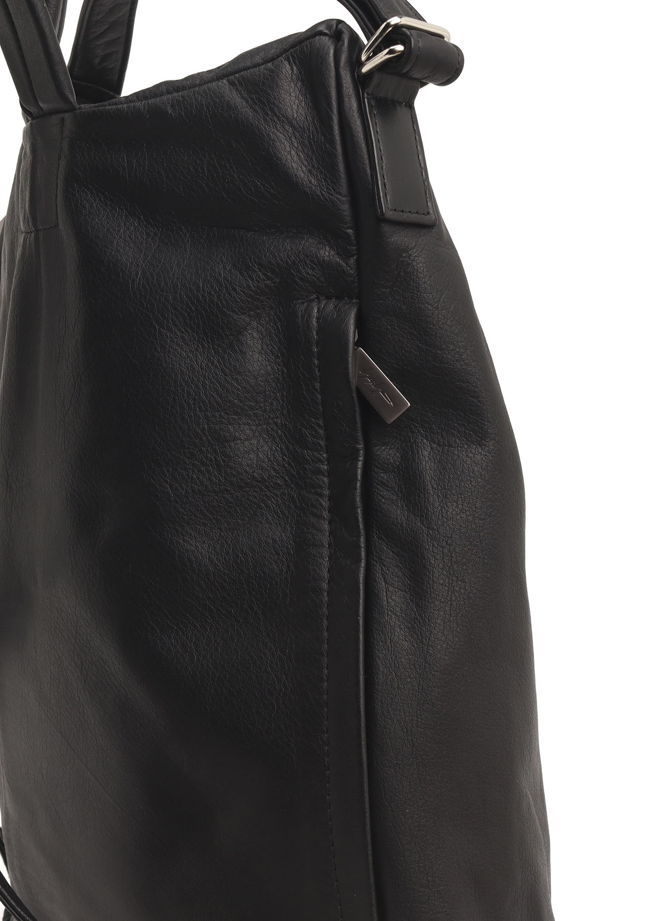 GARMENT LEATHER SQUARE BACKPACK