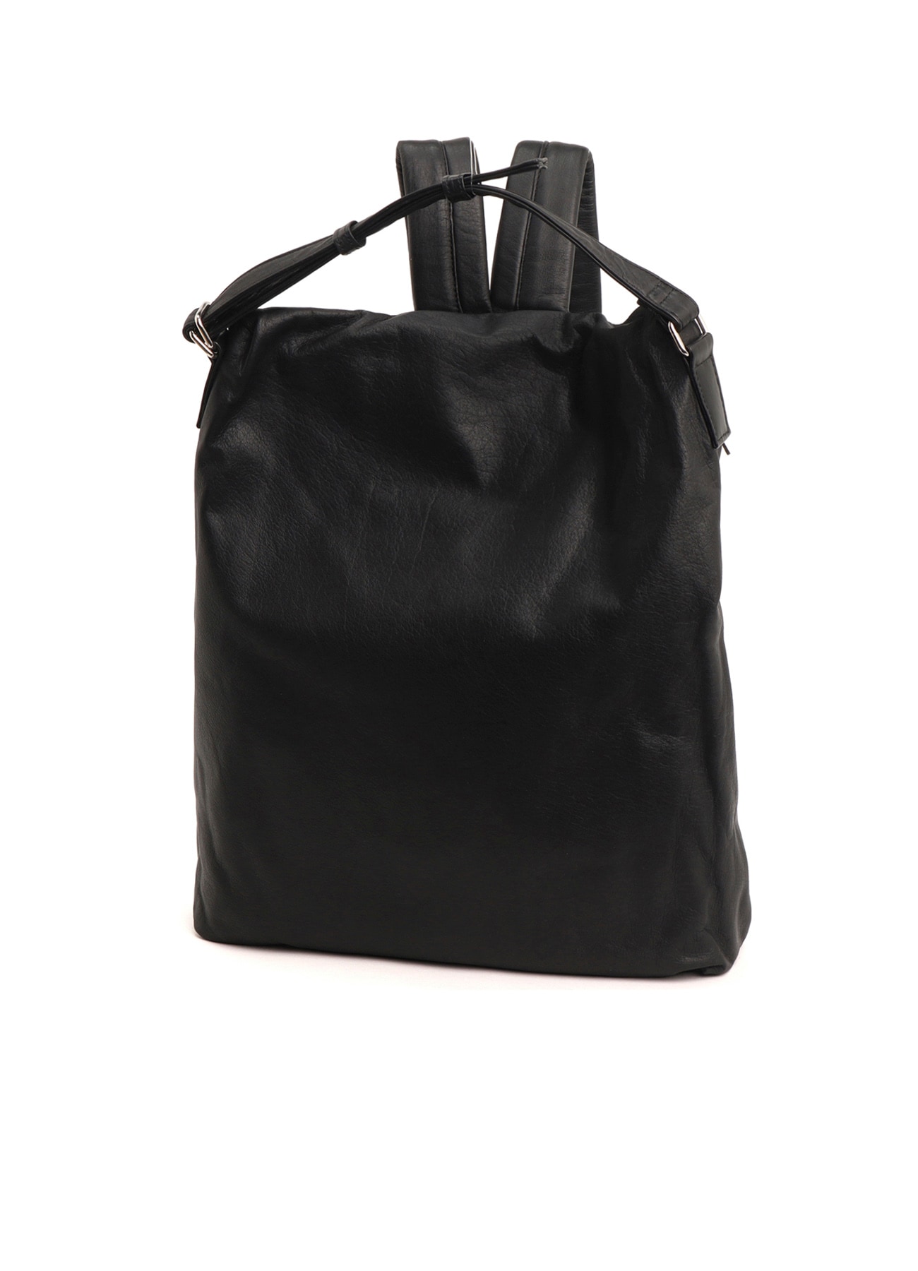 GARMENT LEATHER SQUARE BACKPACK