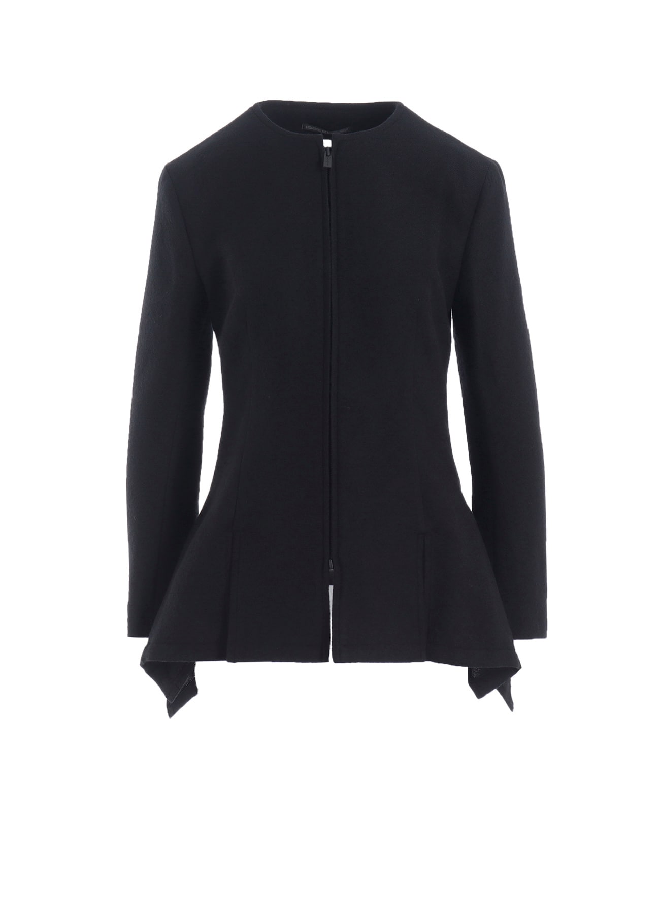 WOOL VIYELLA F ZIP SLIM JACKET