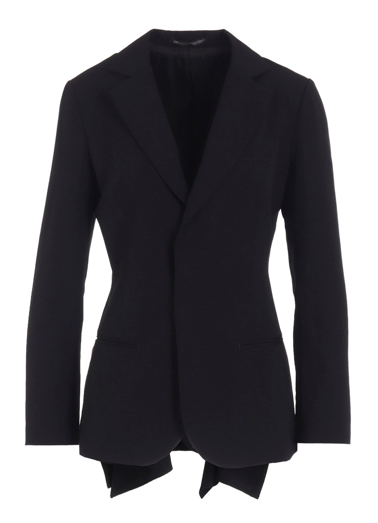 WOOL GABARDINE JACKET(XS Black): Yohji Yamamoto｜THE SHOP YOHJI