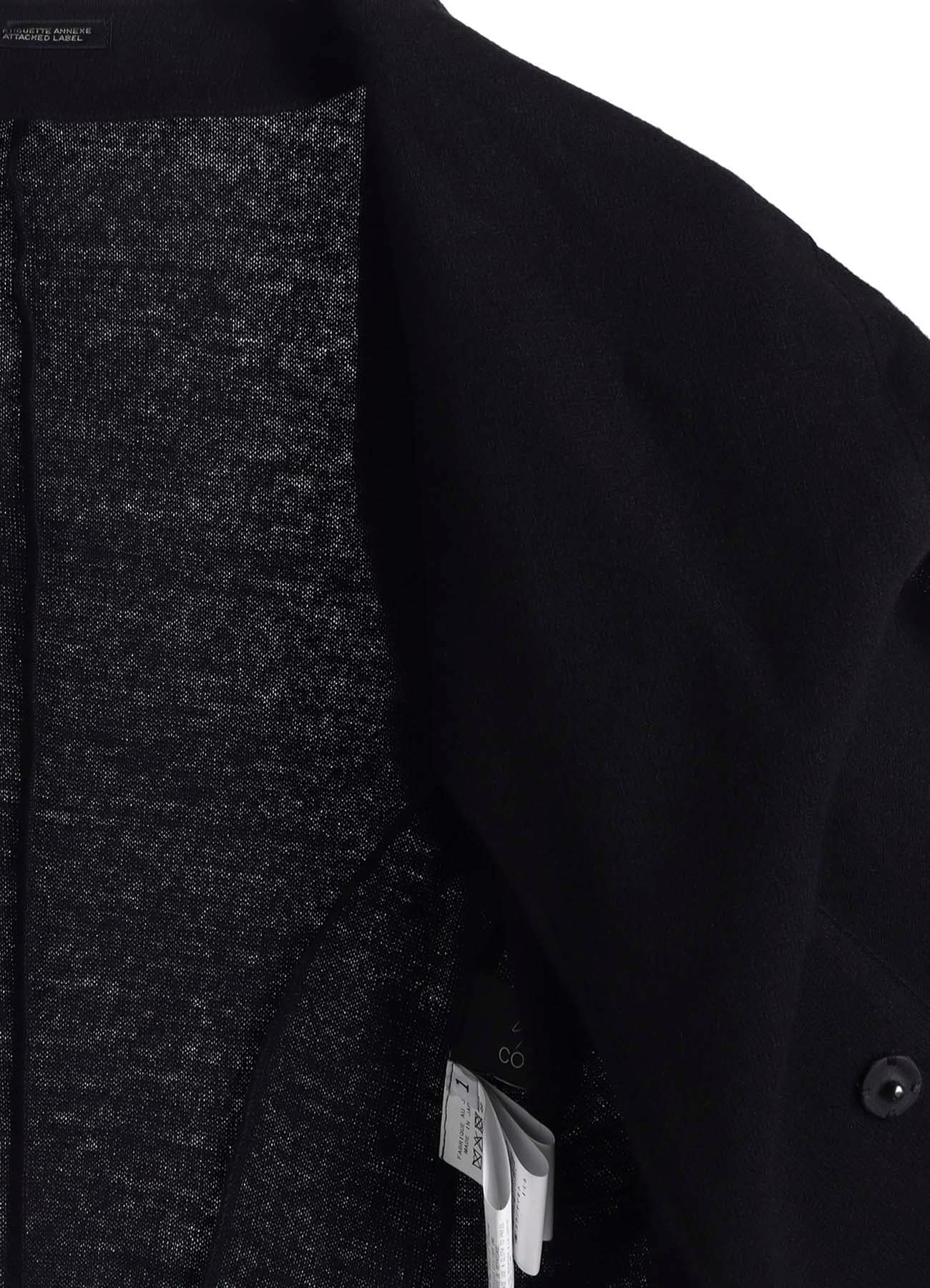 SOFT WOLLEN 1/14 STOLE DETAIL JACKET