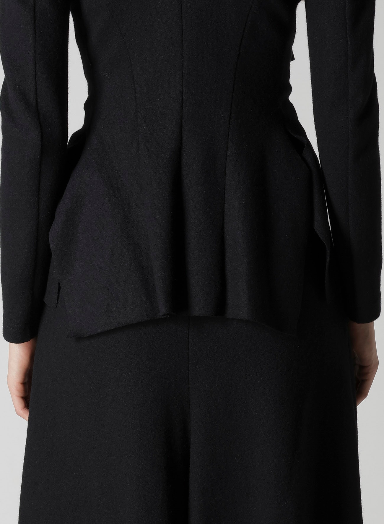 SOFT WOLLEN 1/14 STOLE DETAIL JACKET