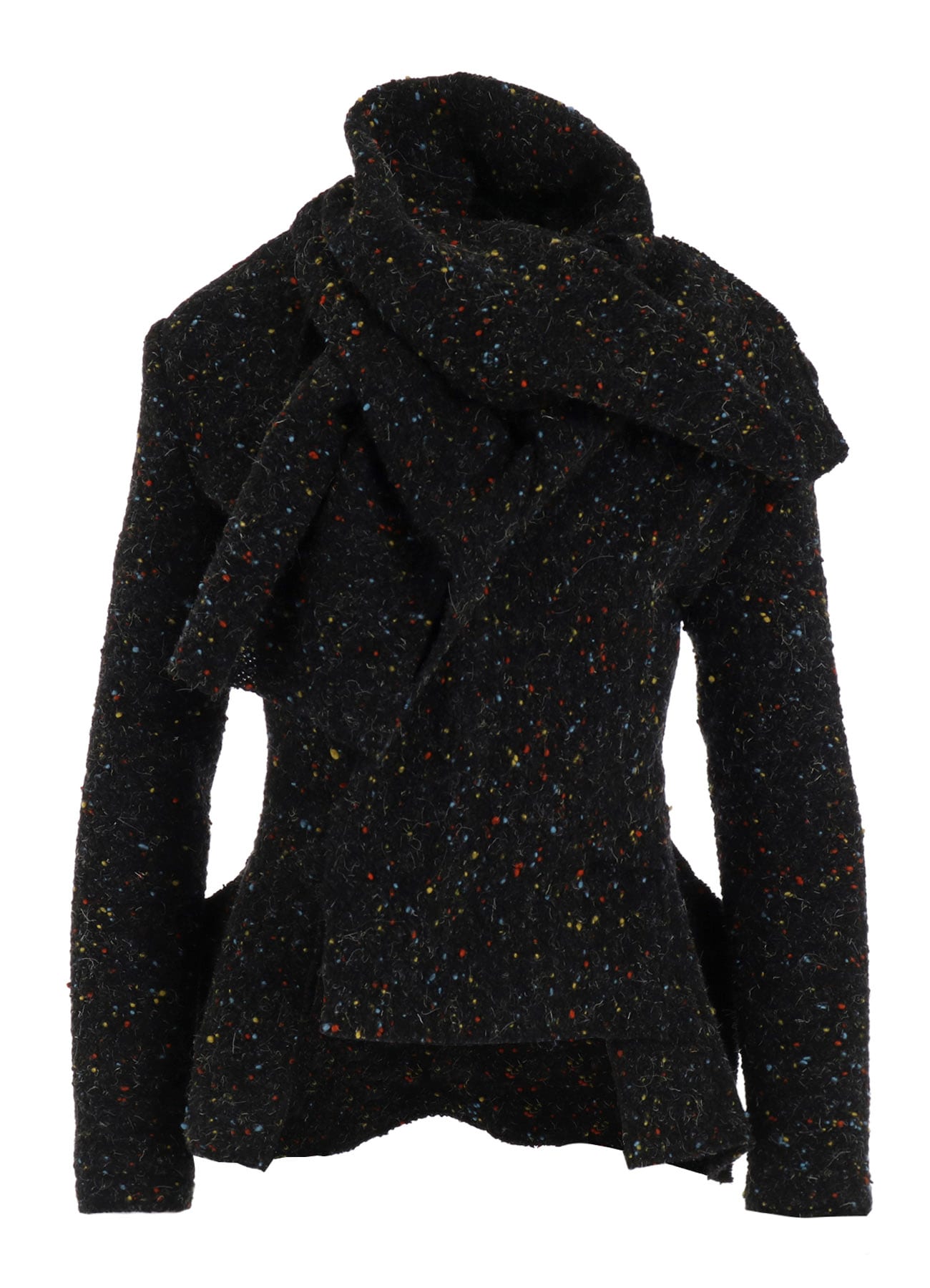 TWEED STOLE DETAIL JACKET