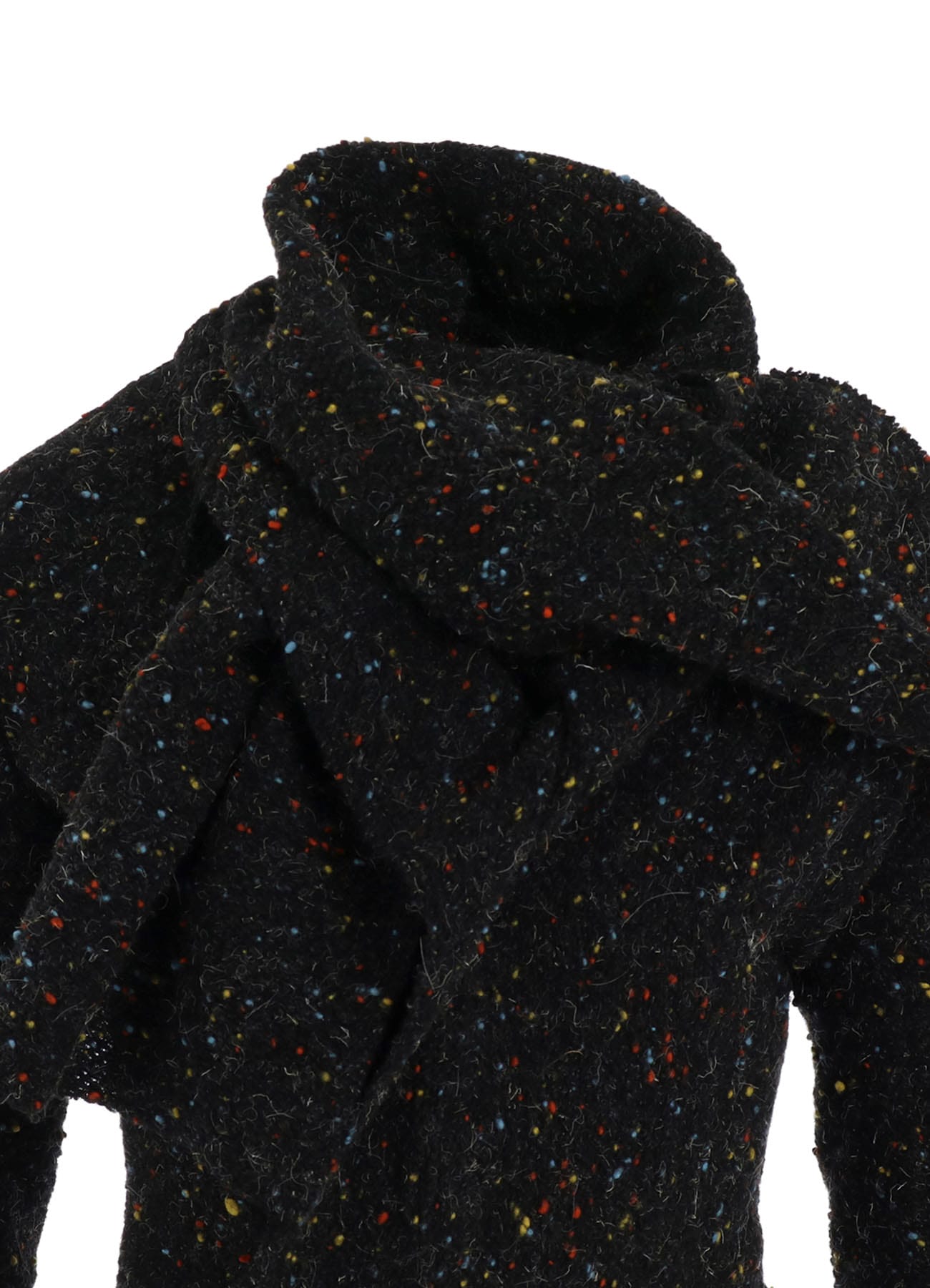 TWEED STOLE DETAIL JACKET