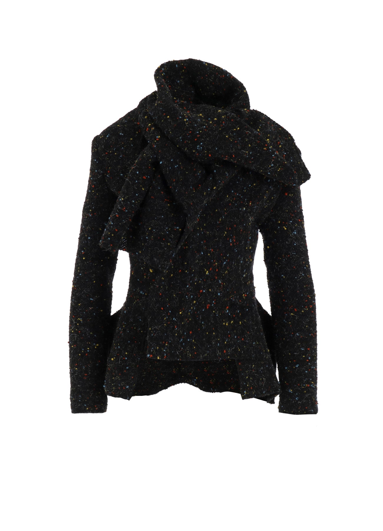 TWEED STOLE DETAIL JACKET