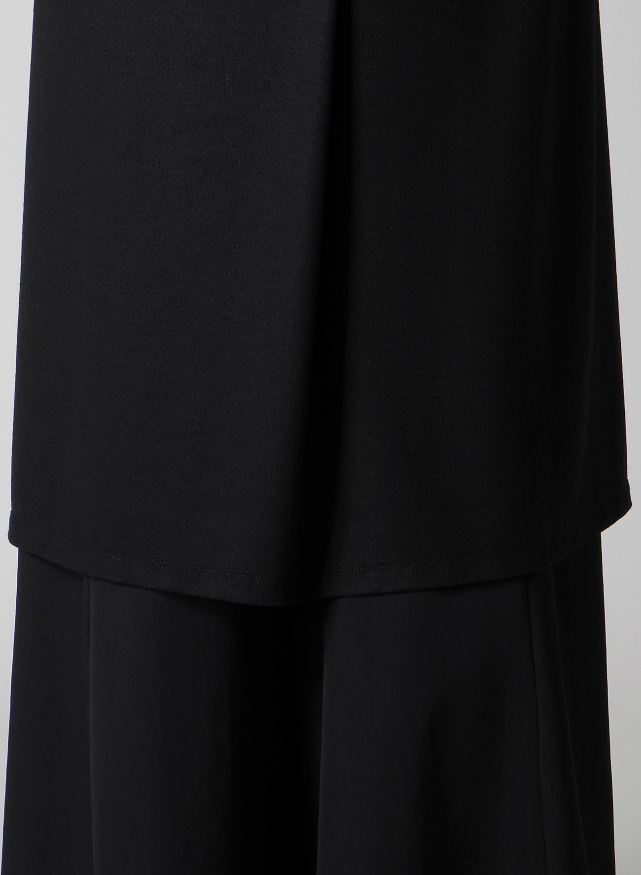 WASHABLE WOOL FABRIC COMBI LONG JACKET