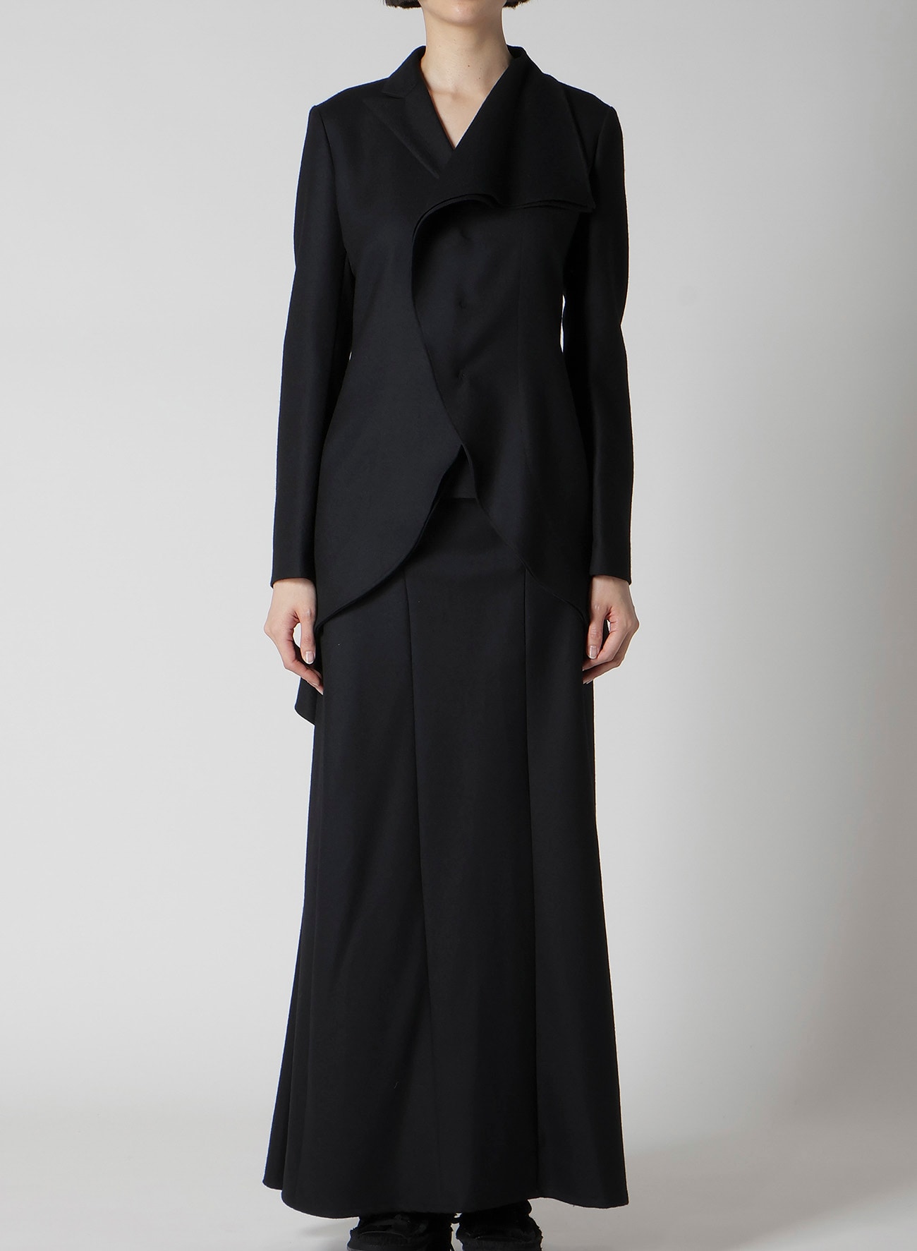 W/SAXONY  ASM ROUNDED HEM JACKET