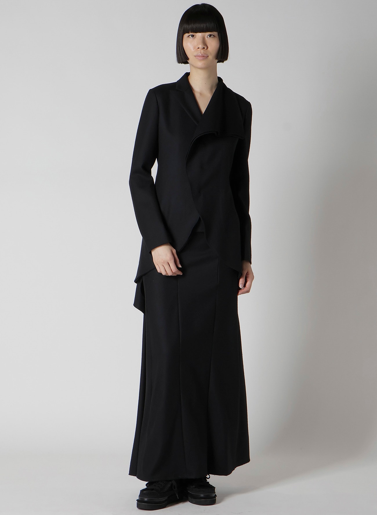W/SAXONY  ASM ROUNDED HEM JACKET