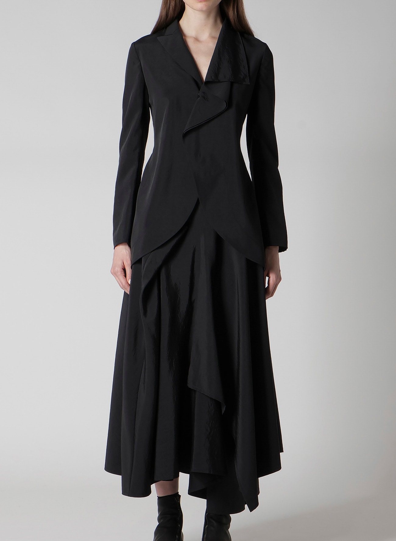 Ny/Si TAFFETA ASM ROUNDED HEM JACKET