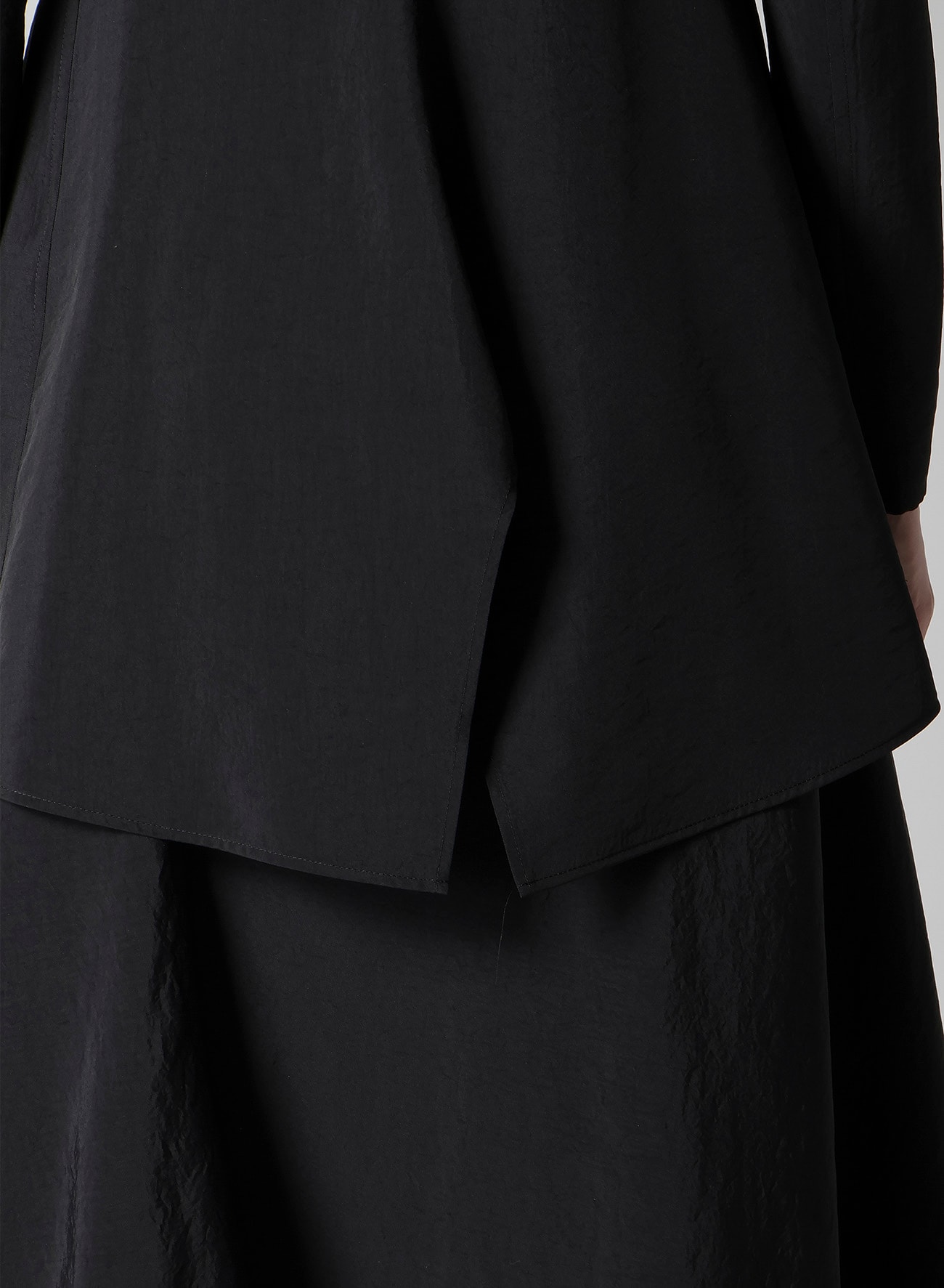 Ny/Si TAFFETA ASM ROUNDED HEM JACKET