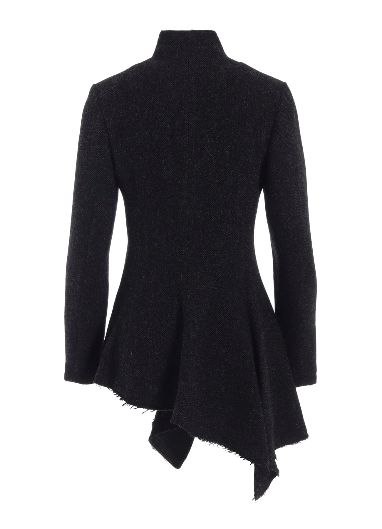 TWEED CLOTH R LONG STAND C JACKET