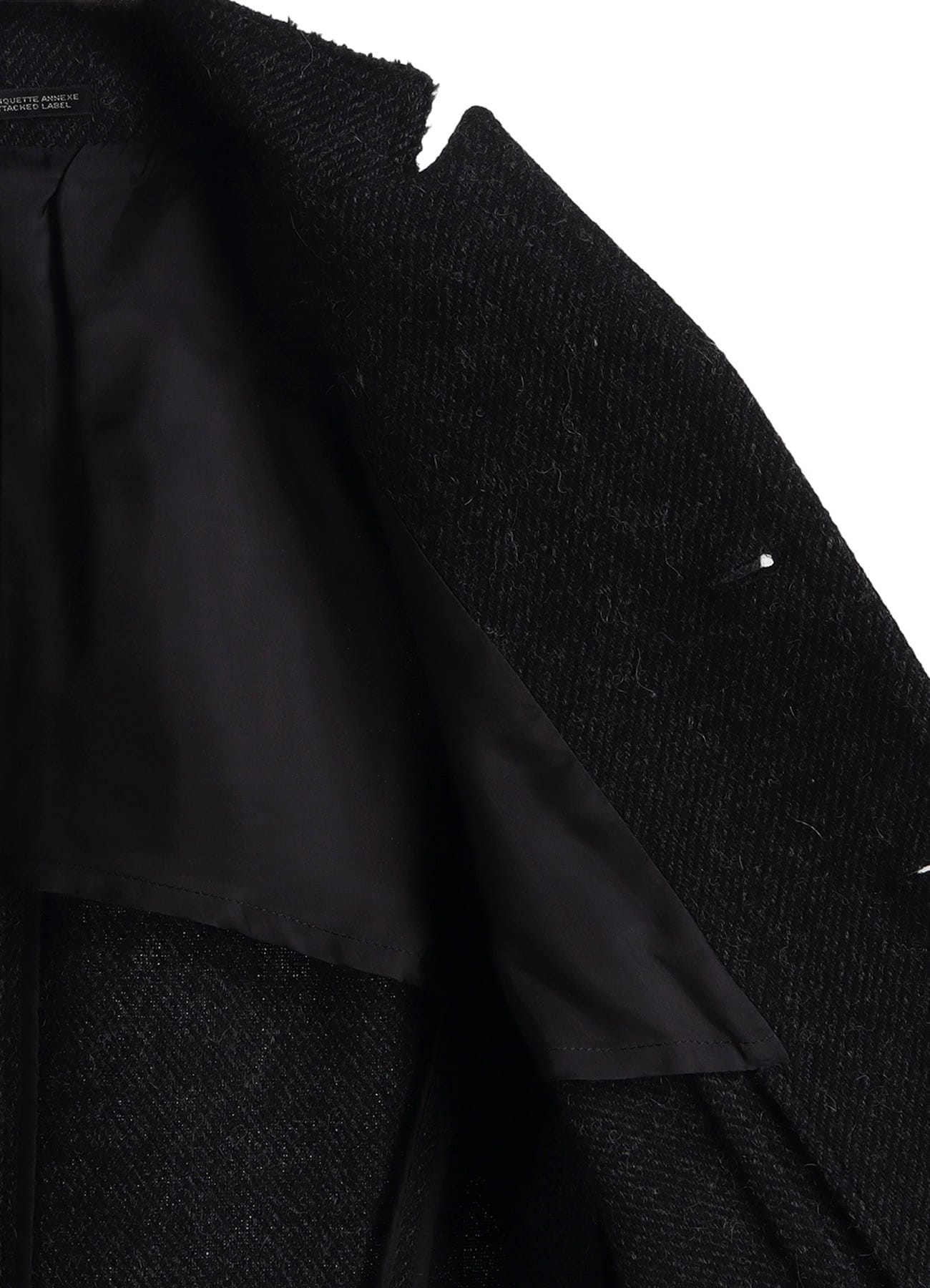 TWEED CLOTH R LONG STAND C JACKET