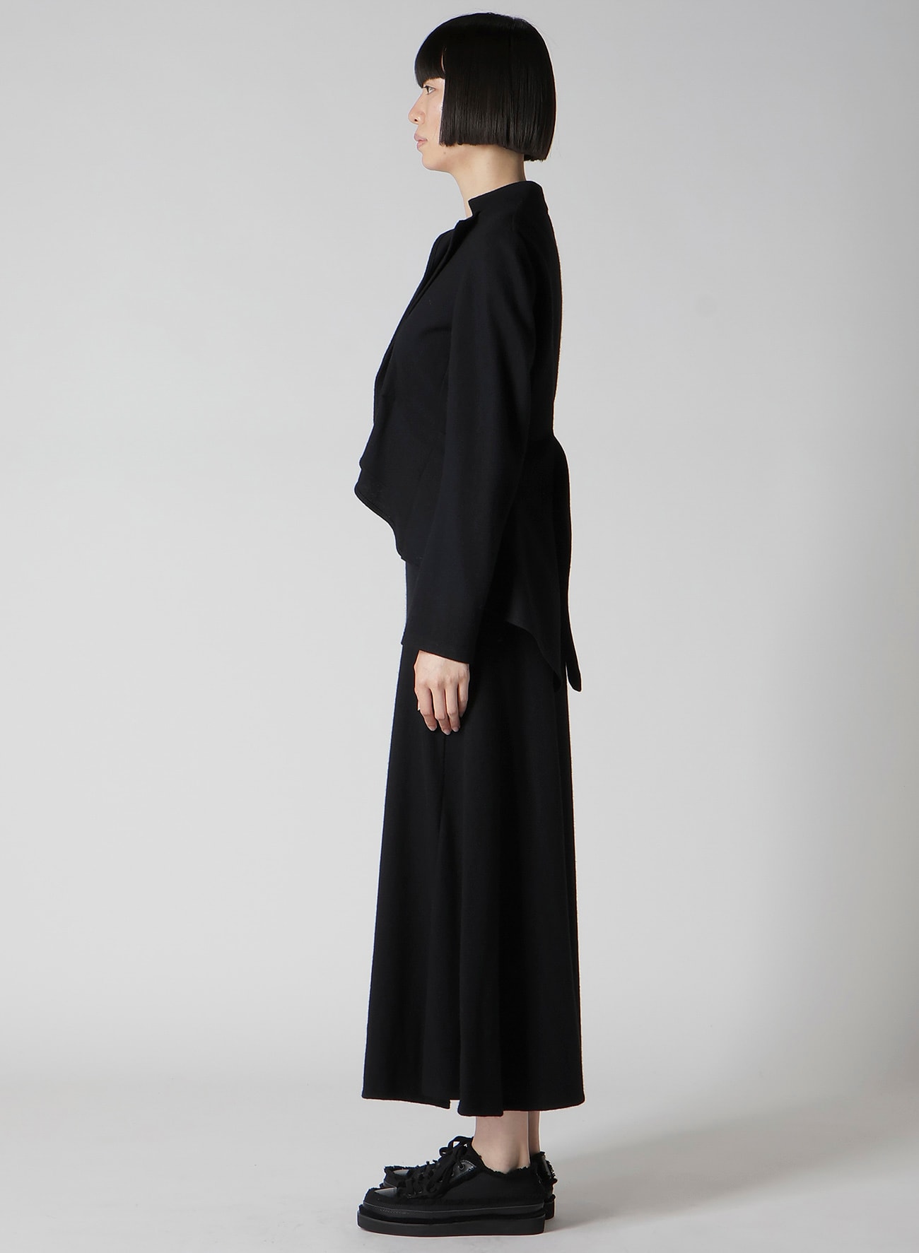 SOFT WOLLEN 1/14 TUCK D SHORT JACKET