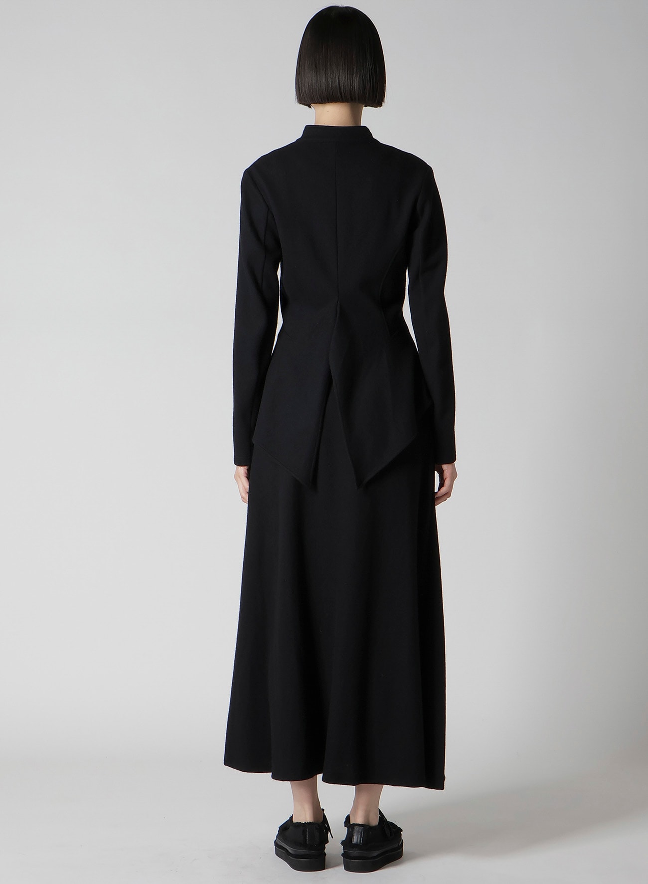 SOFT WOLLEN 1/14 TUCK D SHORT JACKET