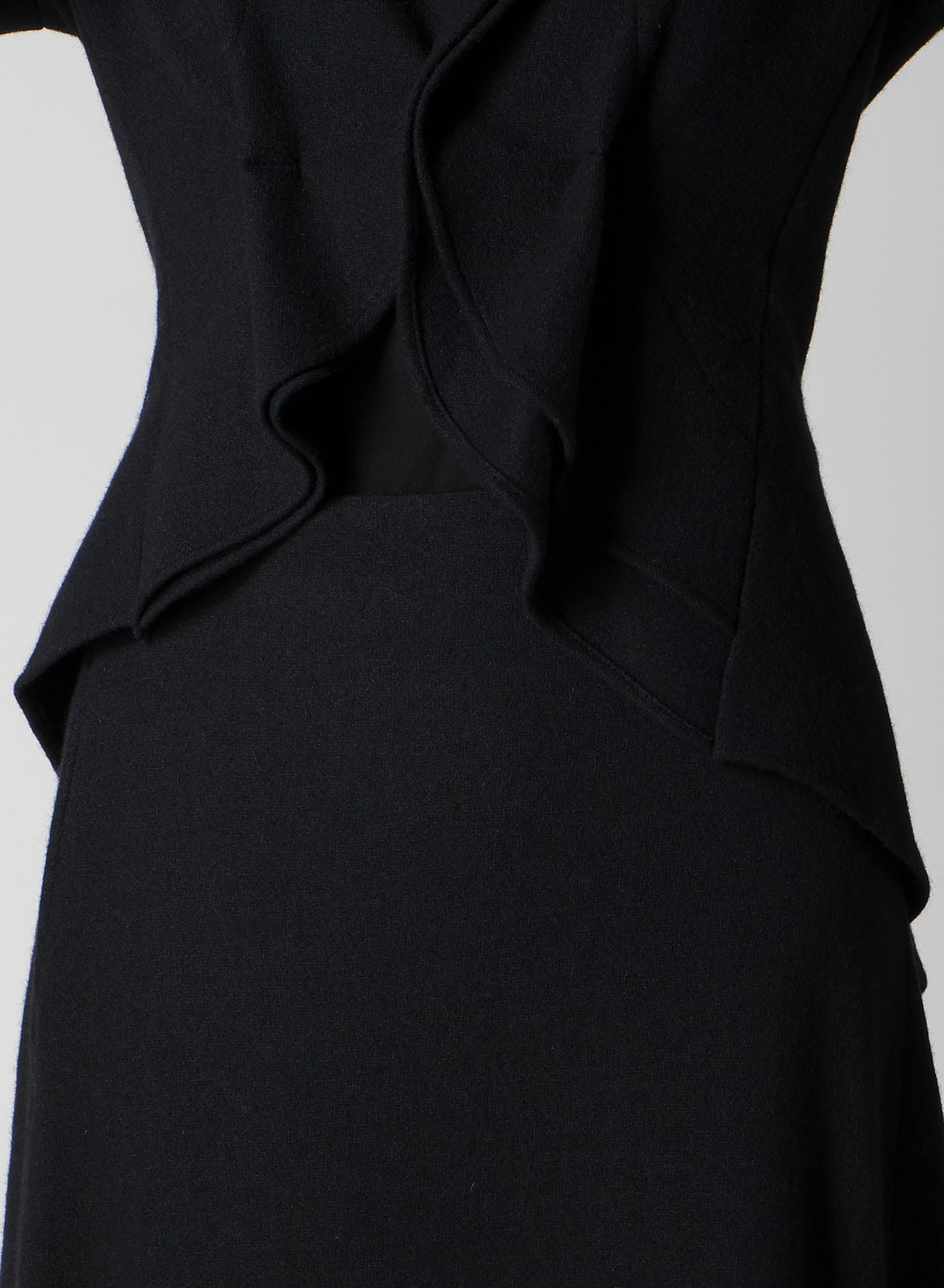 SOFT WOLLEN 1/14 TUCK D SHORT JACKET