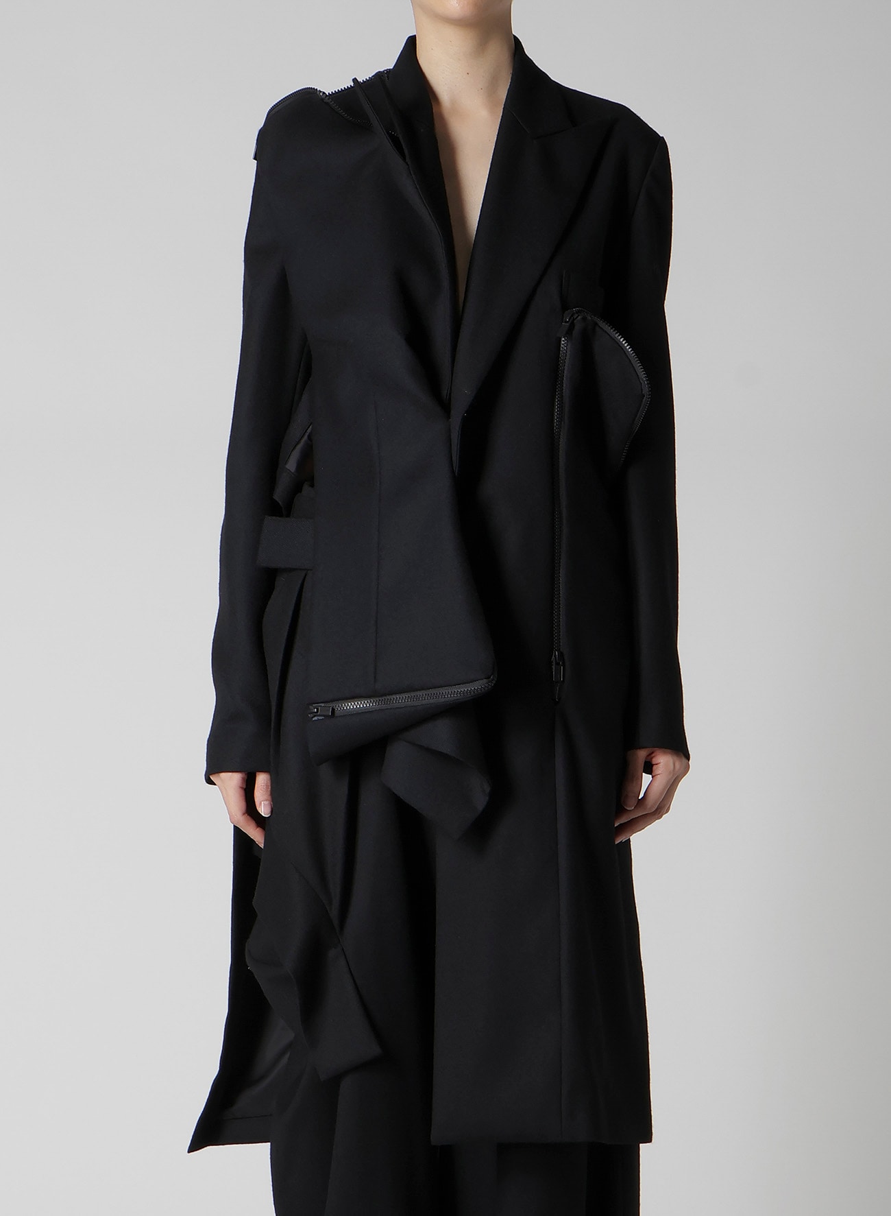 W/SAXONY  ZIP DETAIL JACKET