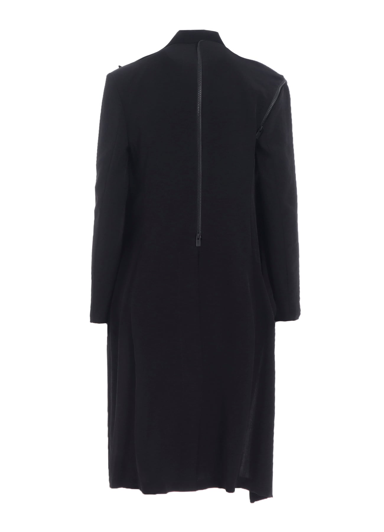 TA/PE CREPE DE CHINE ZIP DETAIL JACKET