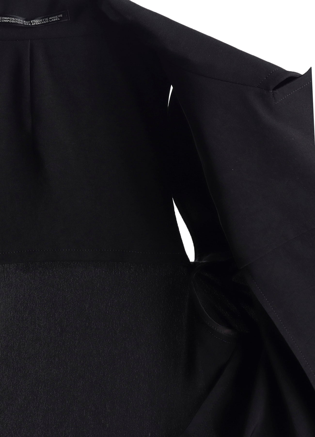 TA/PE CREPE DE CHINE O SHOULDER JACKET