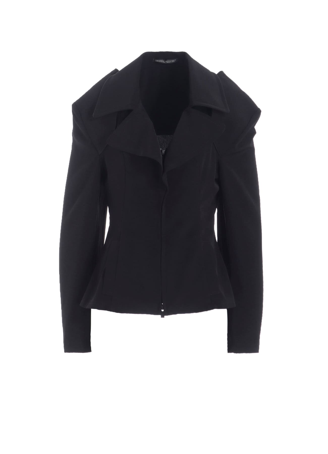 TA/PE CREPE DE CHINE O SHOULDER JACKET
