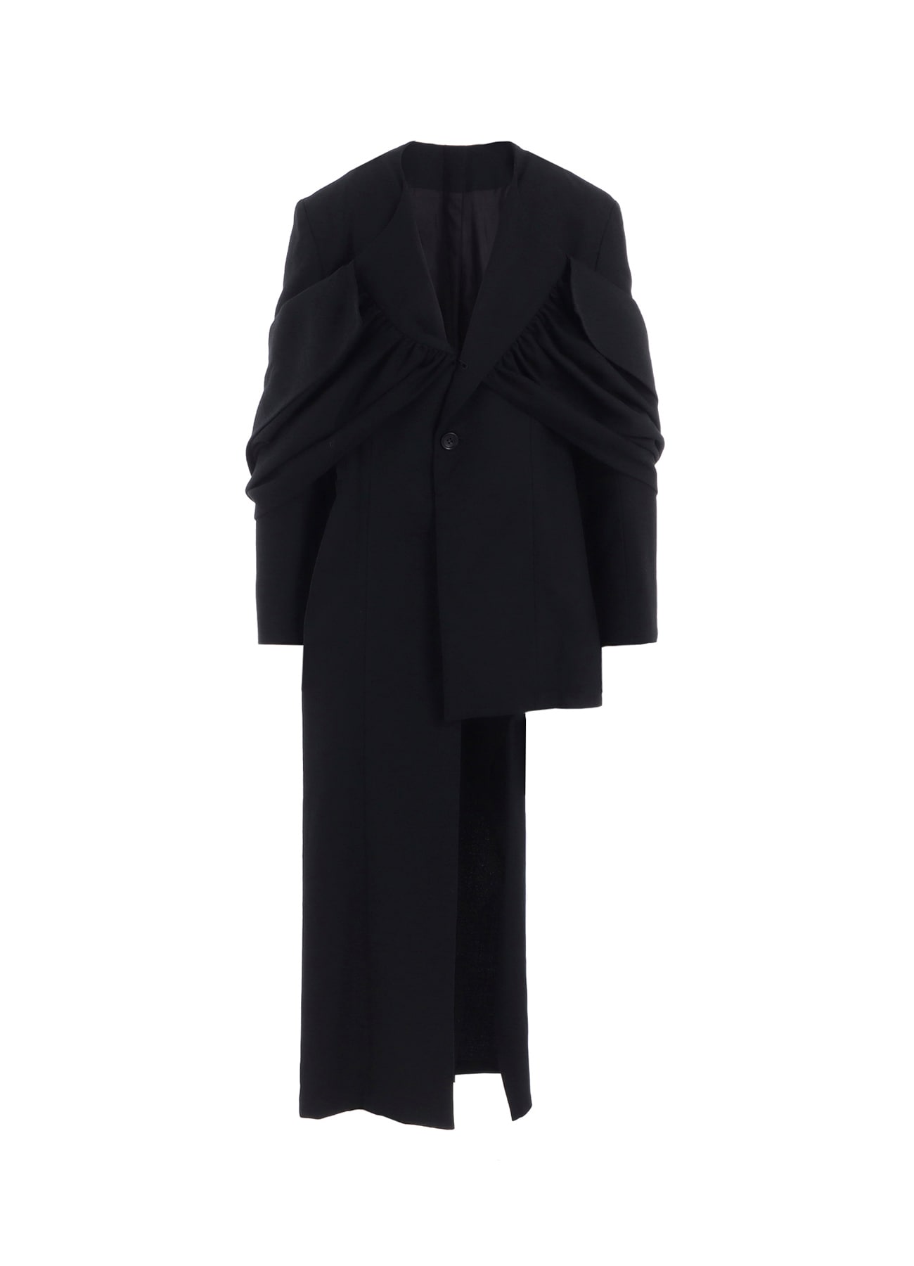 W/SAXONY  GATHERED STOLE D JACKET