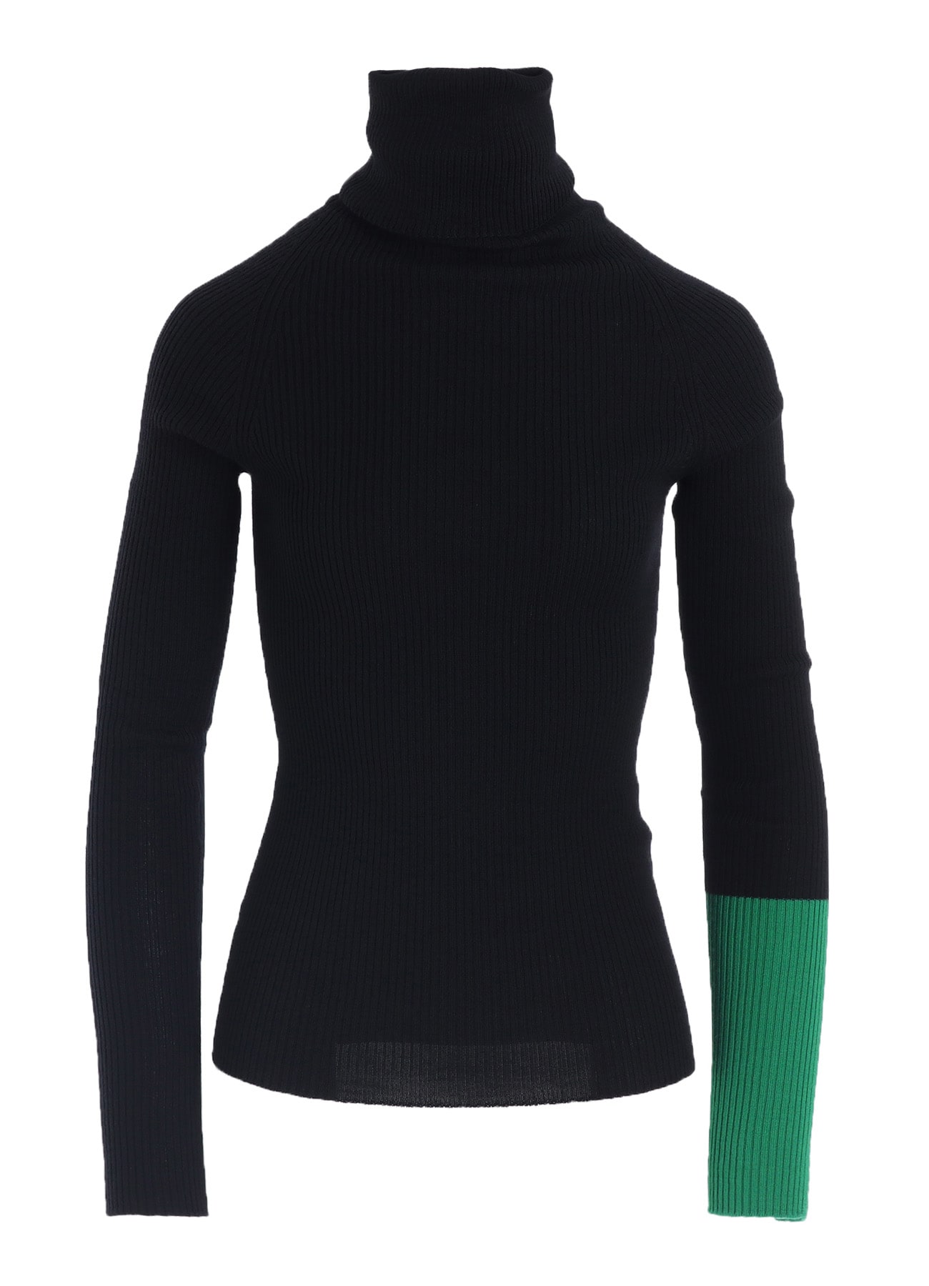 RIB COLOR COMBI HIGH NECK PO