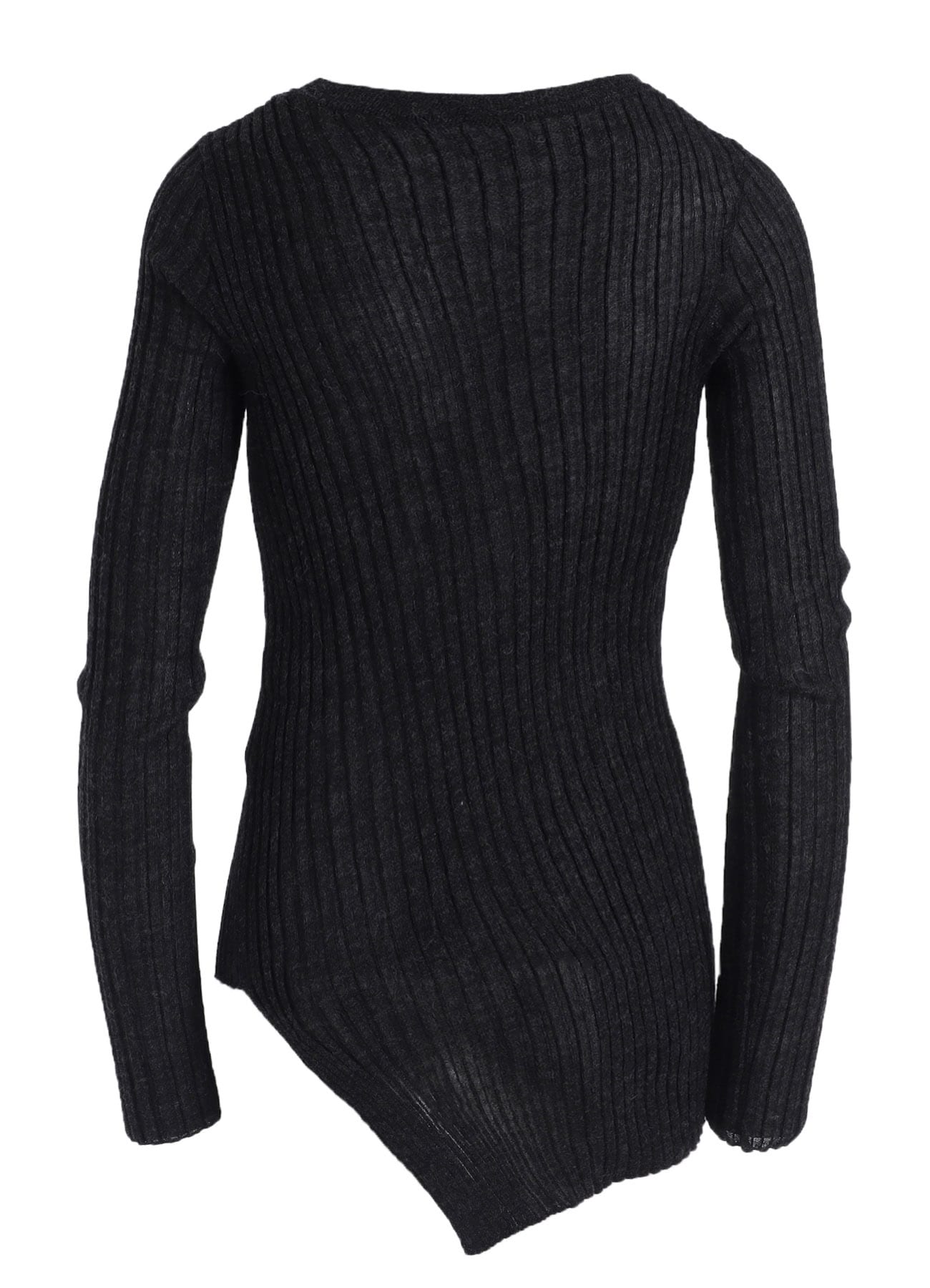 RIB DIAGONAL ROUND NECK PO