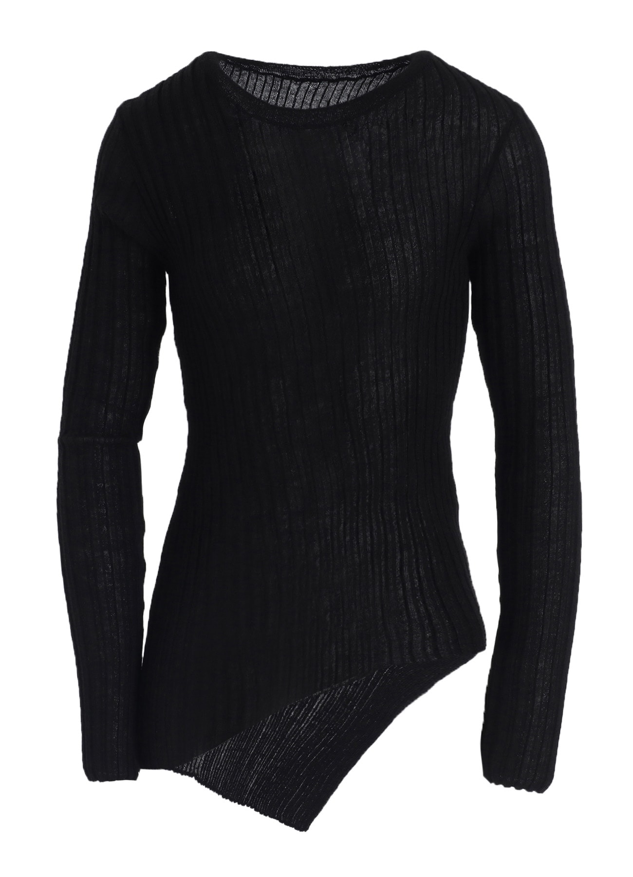 RIB DIAGONAL ROUND NECK PO