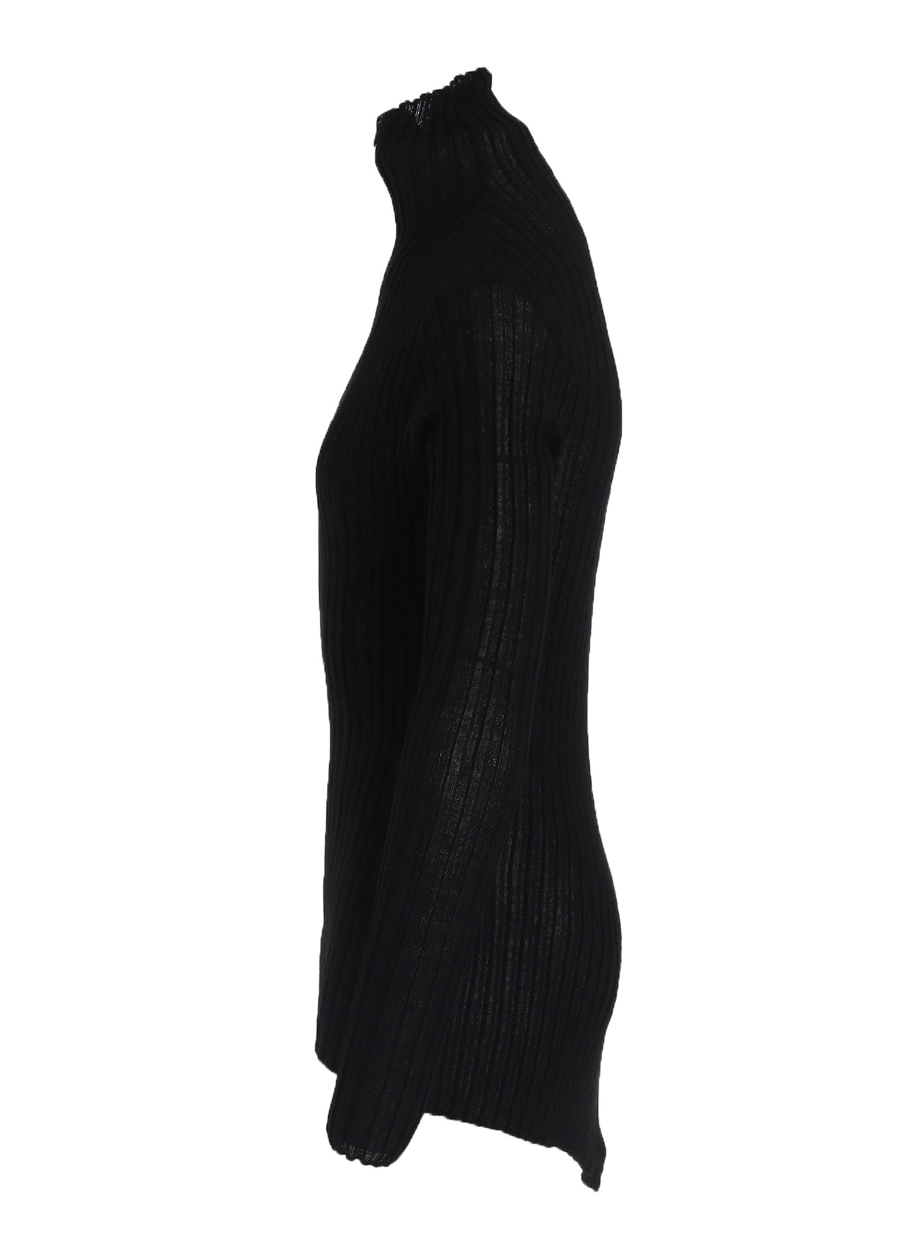 RIB DIAGONAL ZIP CARDIGAN