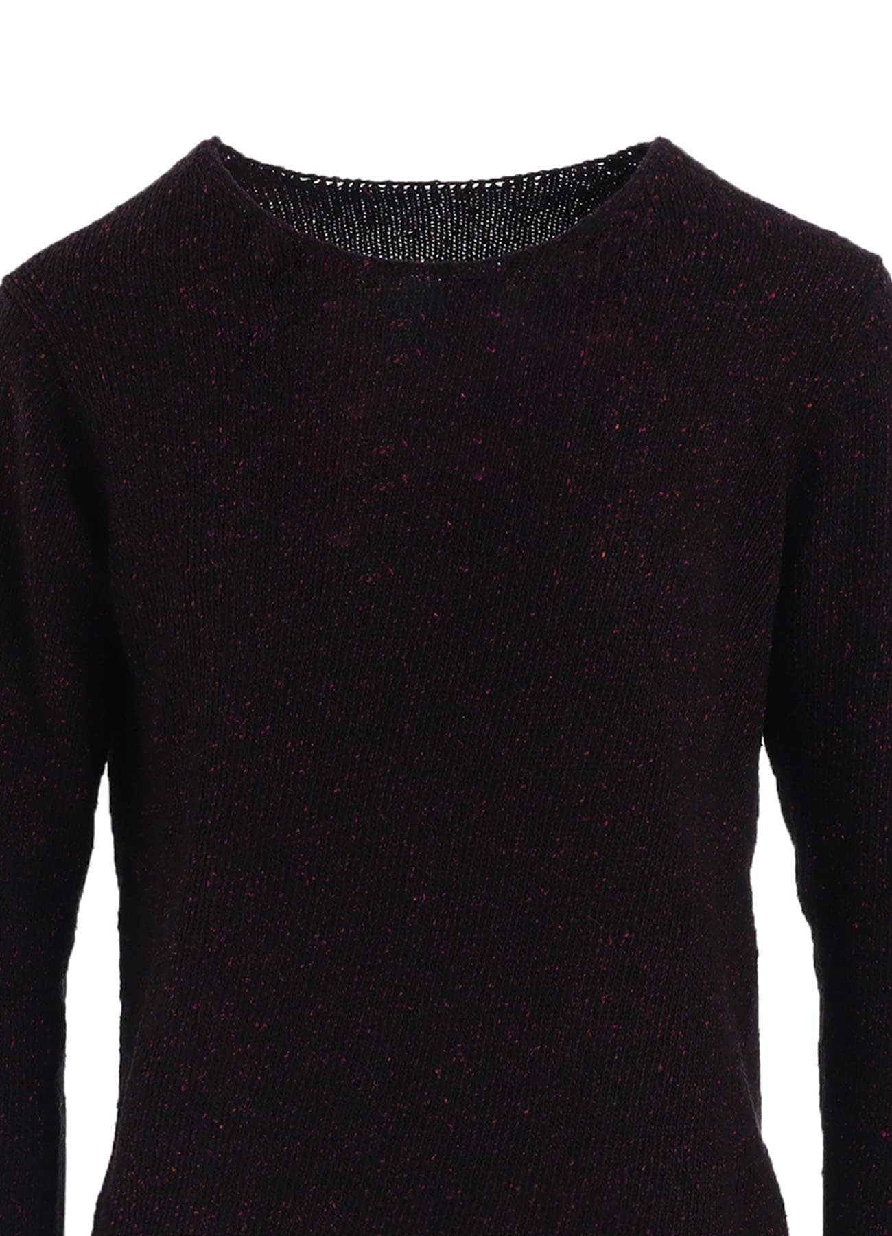 PLAIN STITCH OBLIQUE ROUND NECK PO