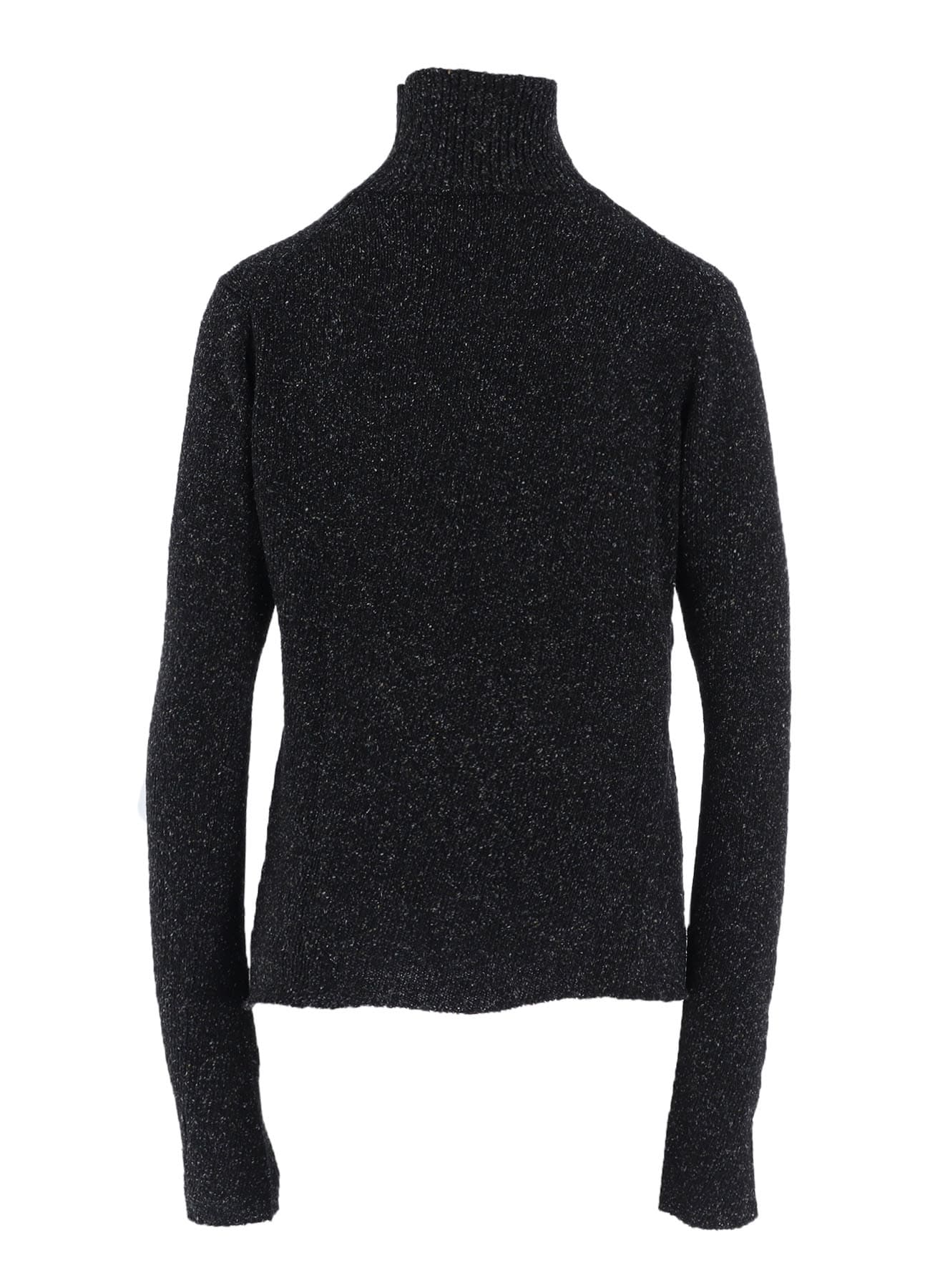 PLAIN STITCH OBLIQUE HIGH NECK PO(S Gray): Yohji Yamamoto