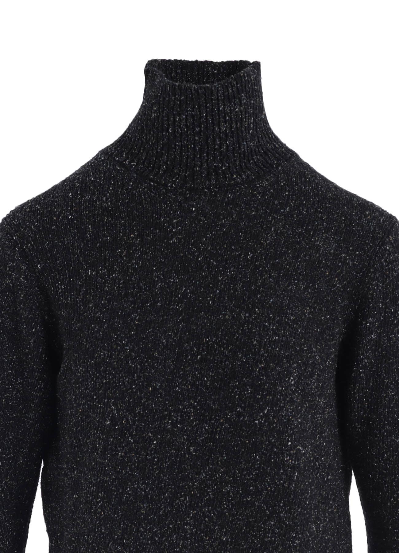 PLAIN STITCH OBLIQUE HIGH NECK PO