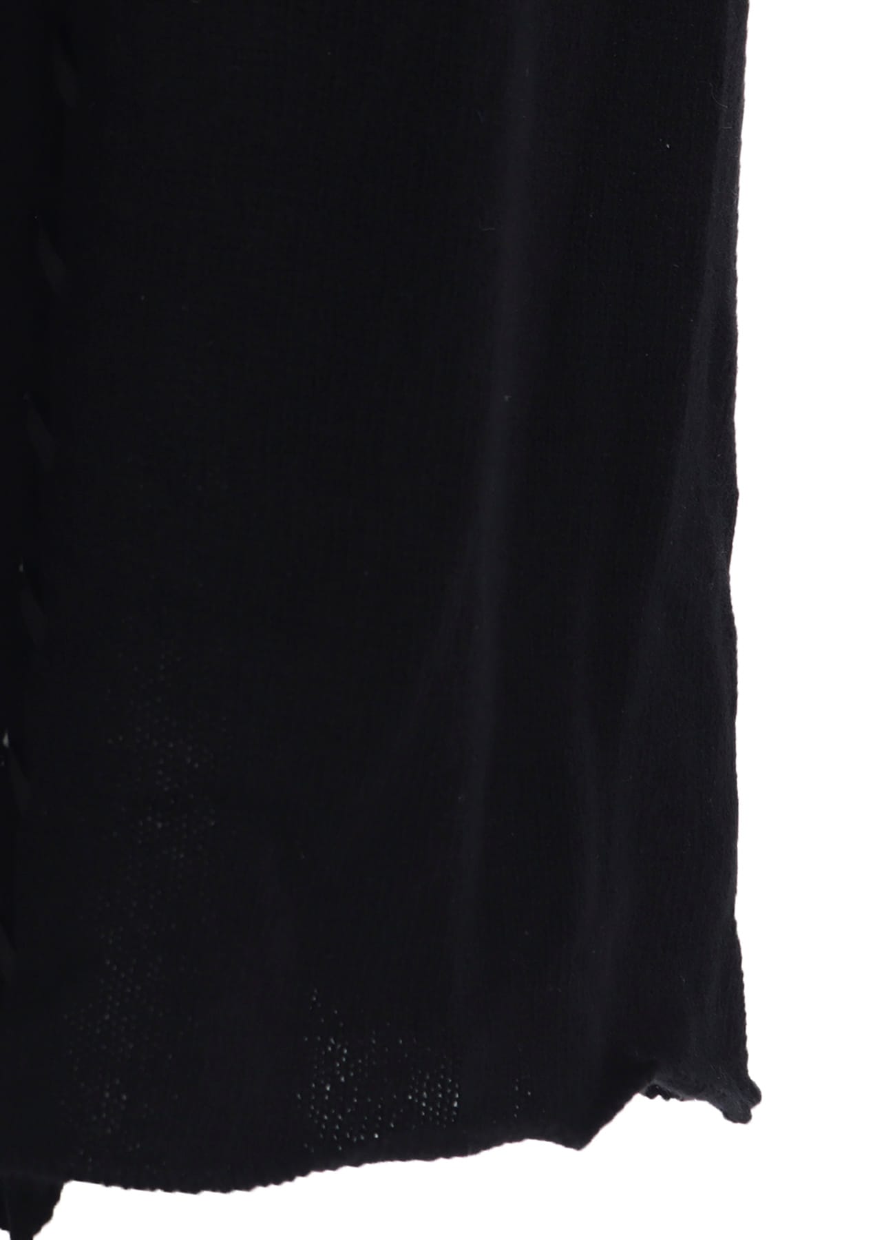 7G1P PLAIN STITCH+LEATHER STRING STRING HIGH NECK PO