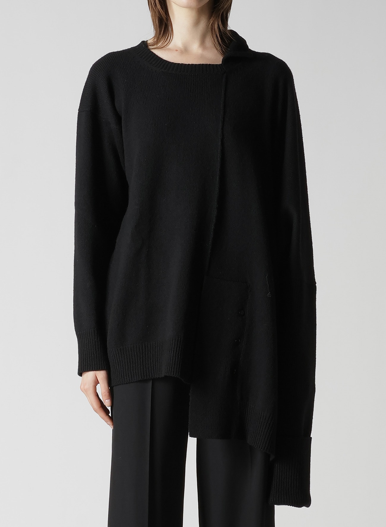 PLAIN STITCH ASYMMETRY PO B
