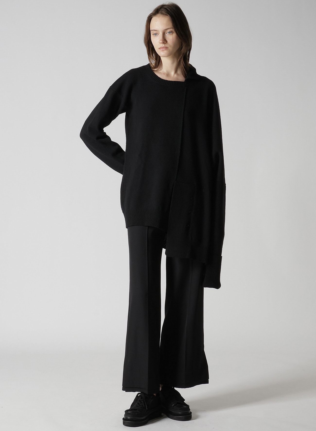 PLAIN STITCH ASYMMETRY PO B