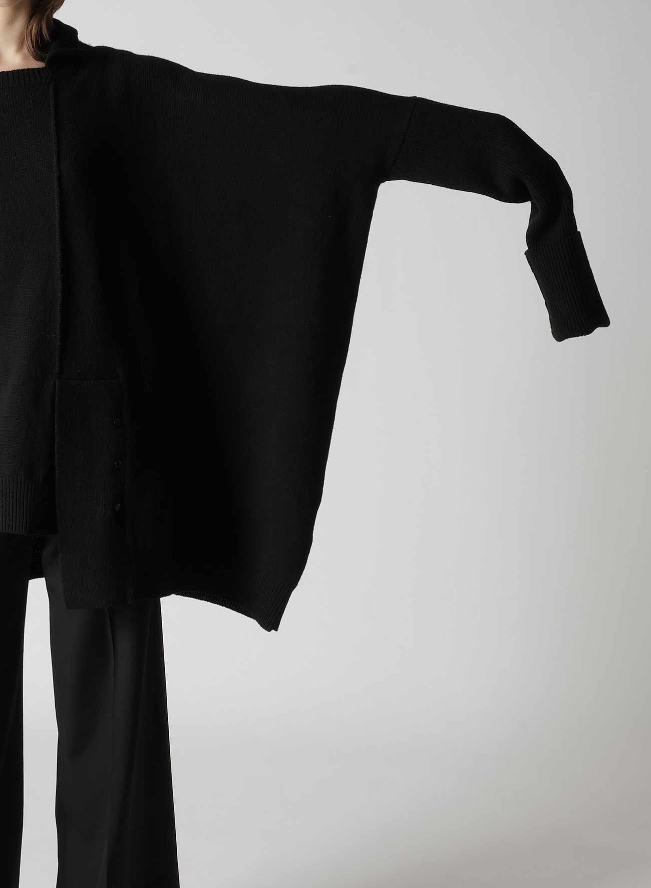 PLAIN STITCH ASYMMETRY PO B