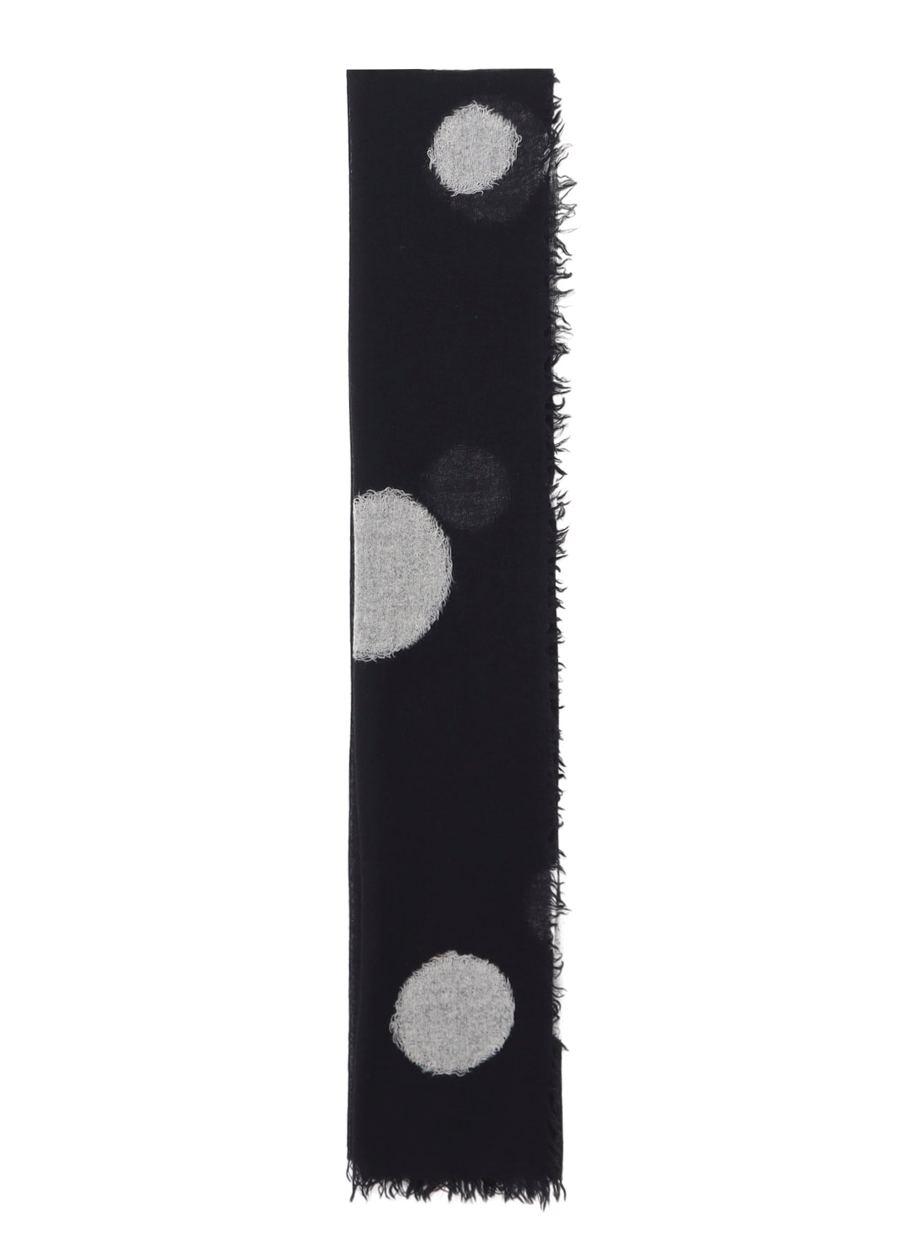 WOOL GAUZE NEEDLE PUNCH DOT STOLE
