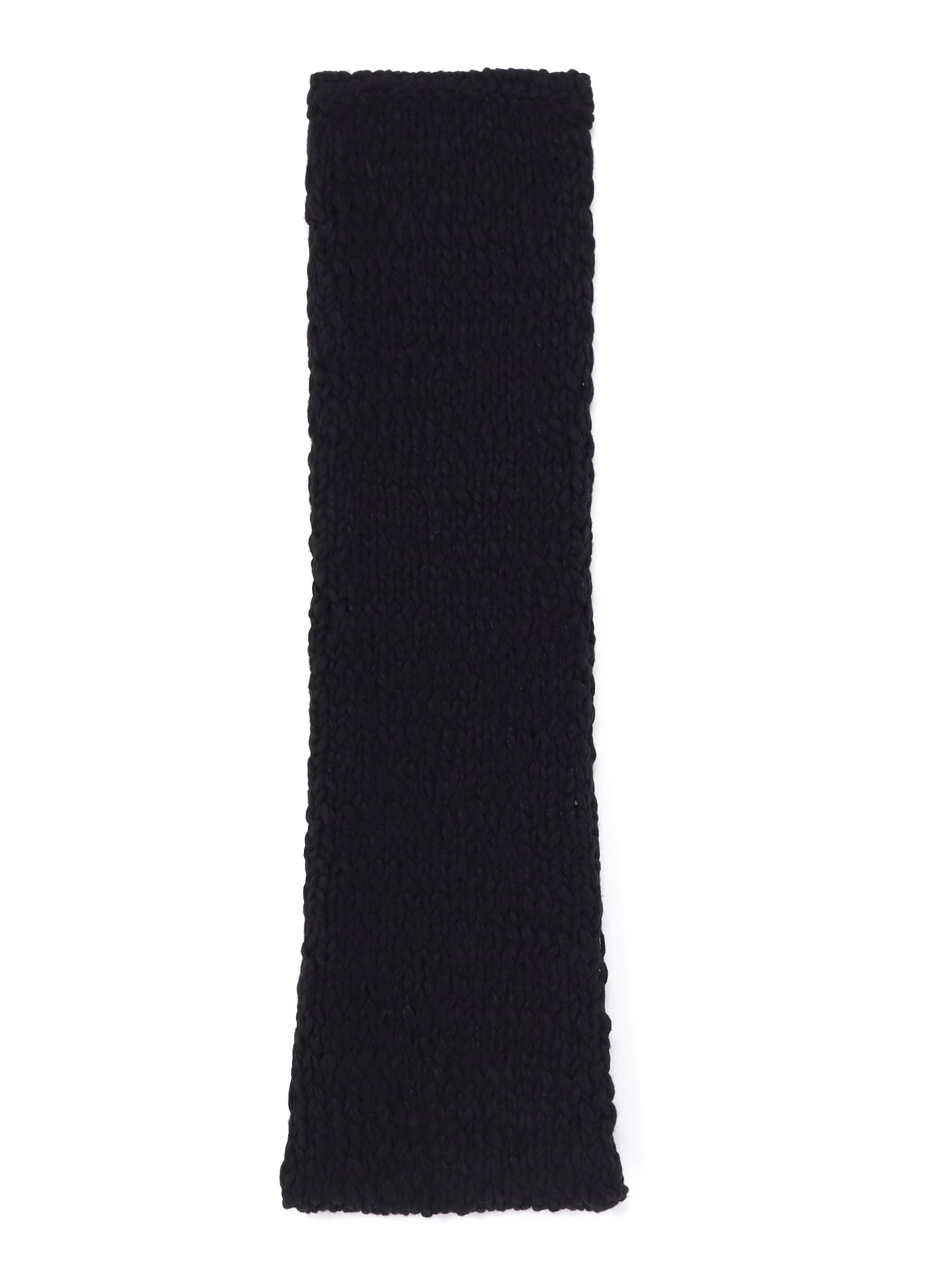 HAND-WOVEN SLABS/W KNIT SNOOD