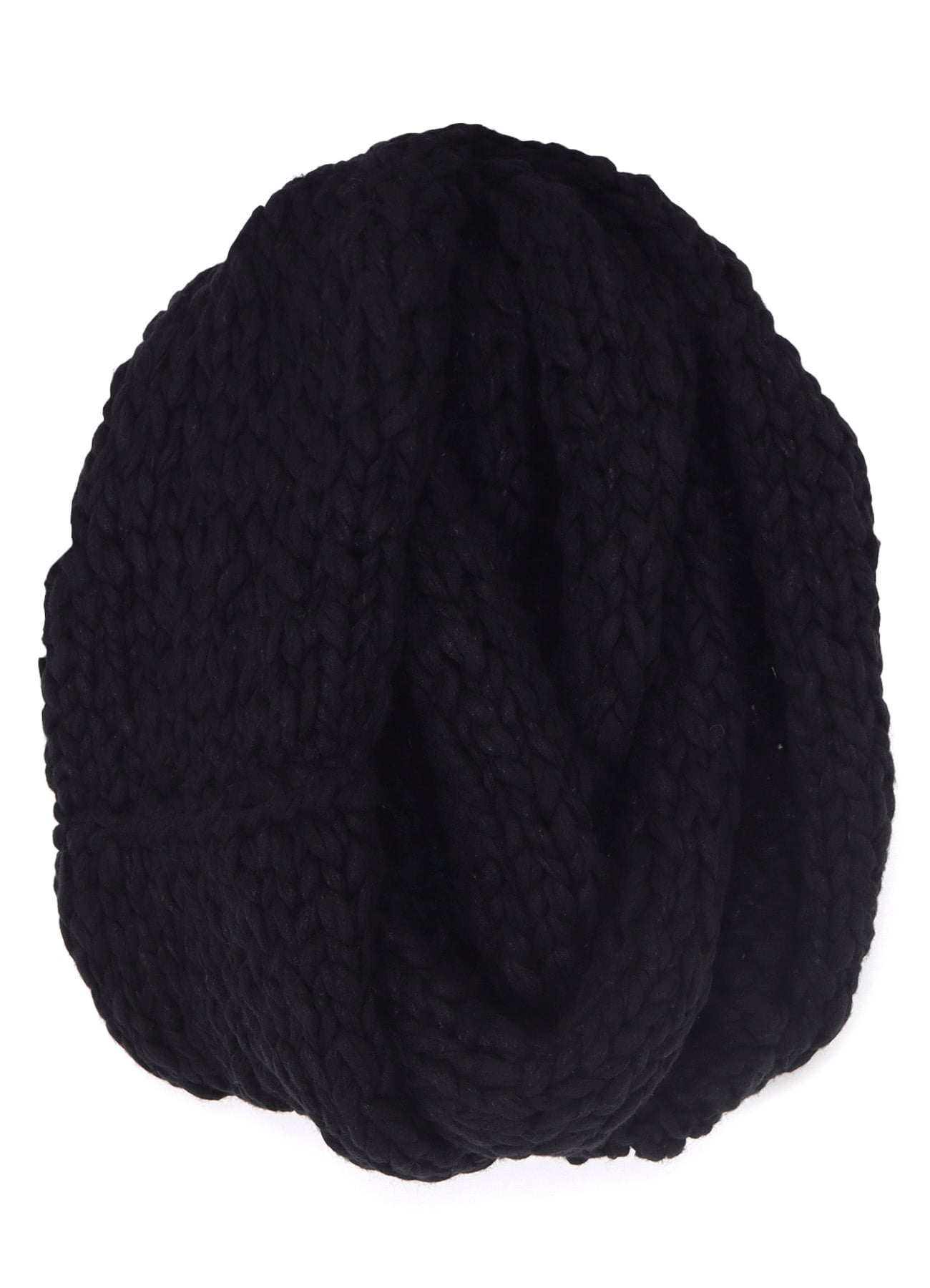HAND-WOVEN SLABS/W KNIT SNOOD