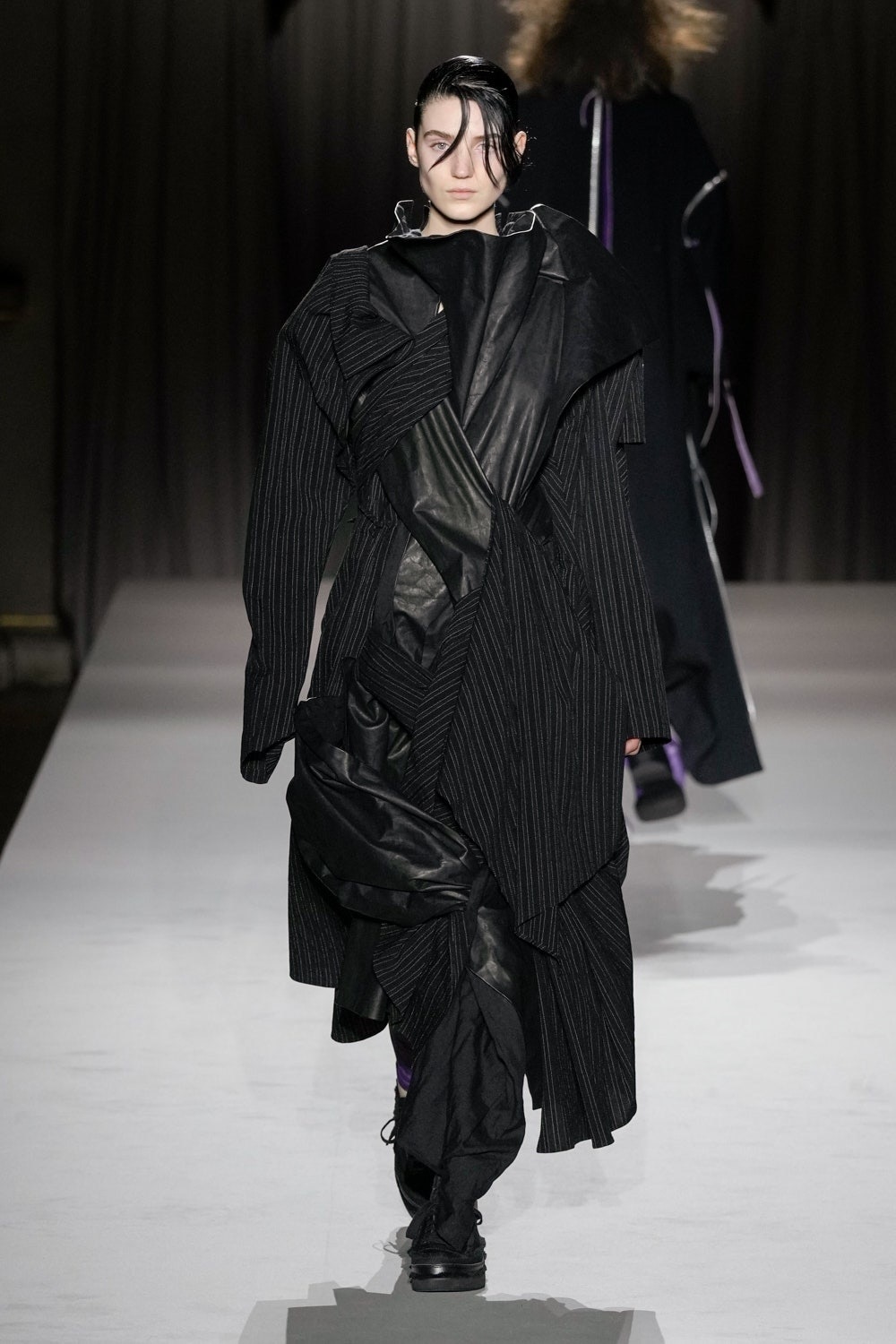 PURPLE D PATTERN BASIC LEGGINGS